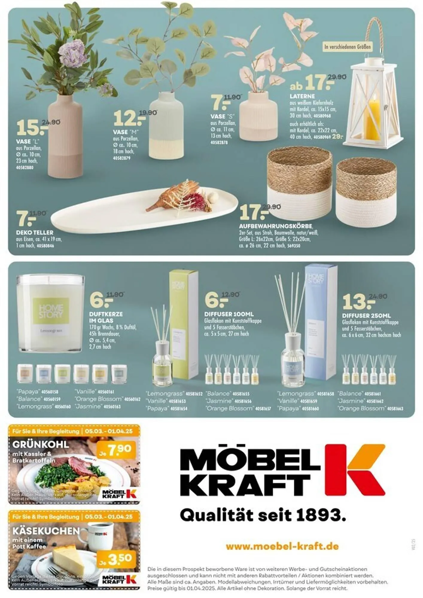 Möbel Kraft Prospekt von 5. März bis 1. April 2025 - Prospekt seite 20