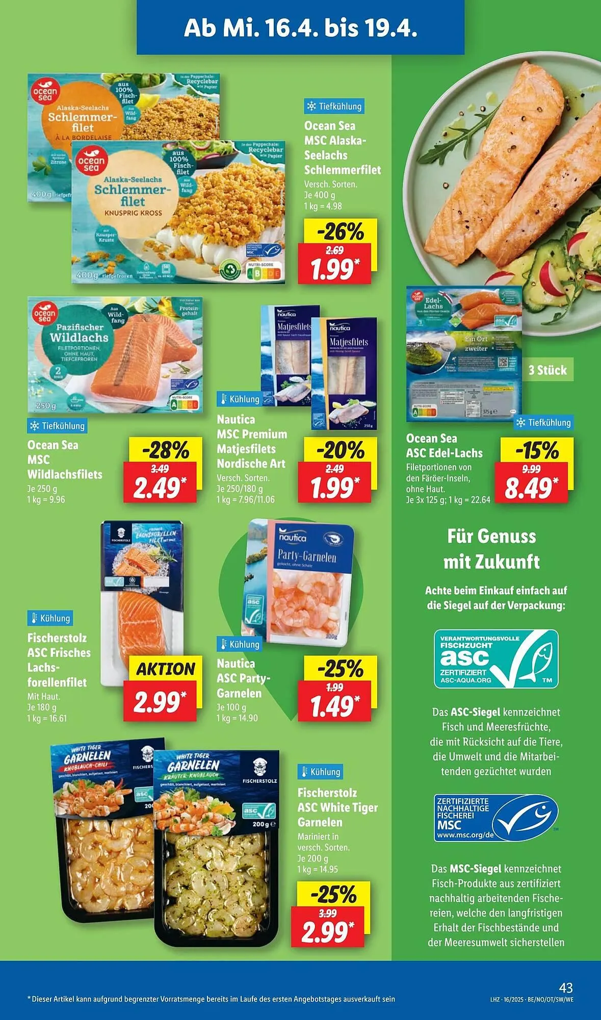 Lidl Prospekt von 14. April bis 20. April 2025 - Prospekt seite 55