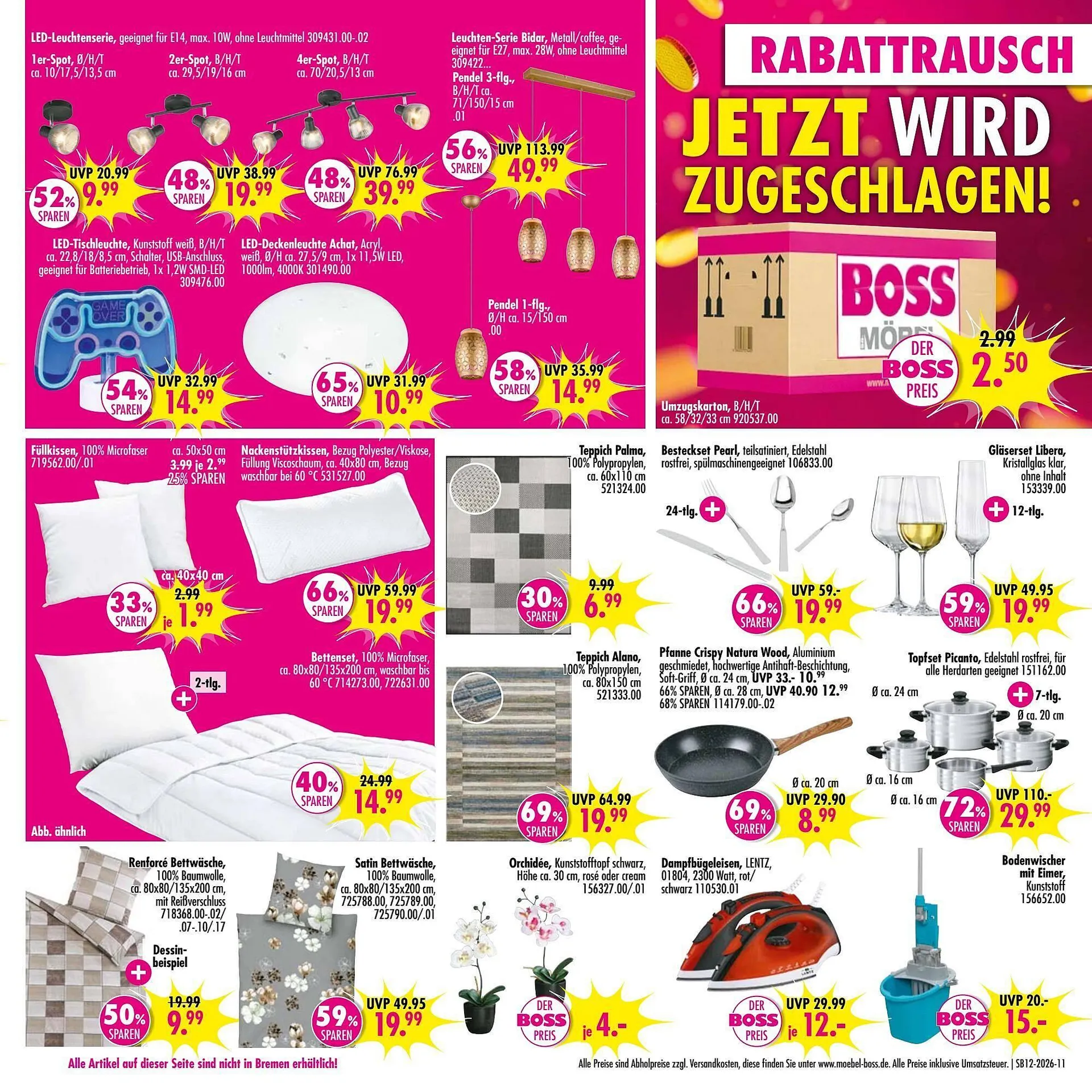 Möbel Boss Prospekt von 14. März bis 21. März 2026 - Prospekt seite 11