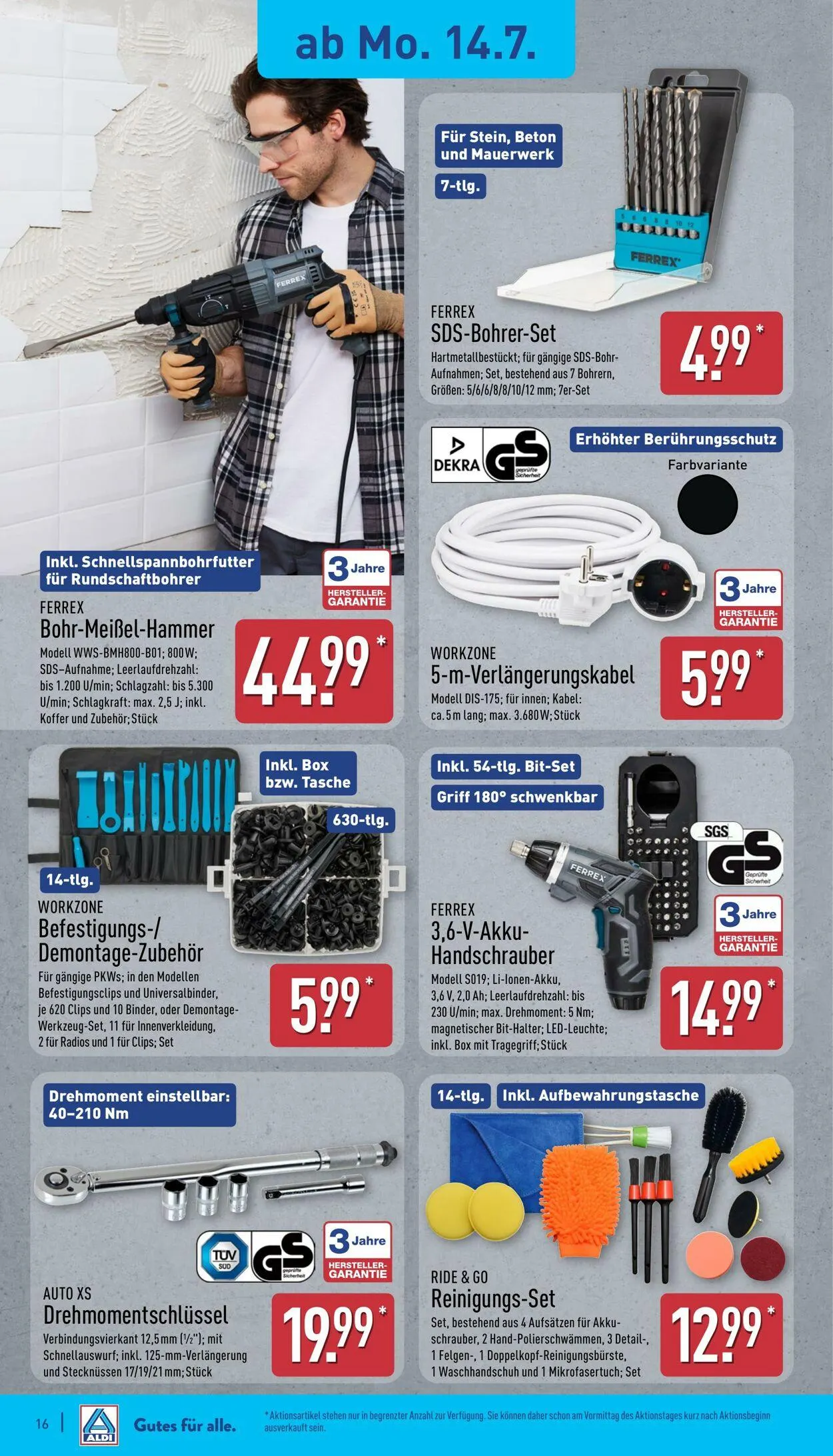 Aldi-Nord von 7. Juli bis 12. Juli 2025 - Prospekt seite 16