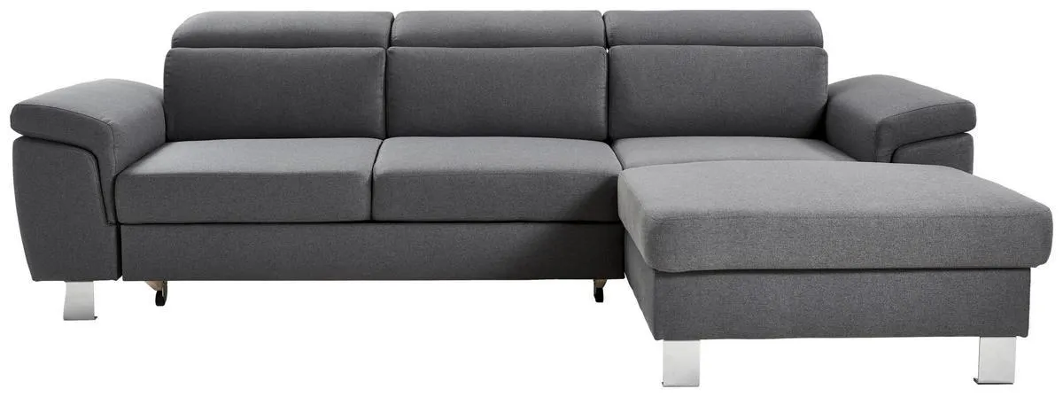 Xora ECKSOFA in Webstoff Grau