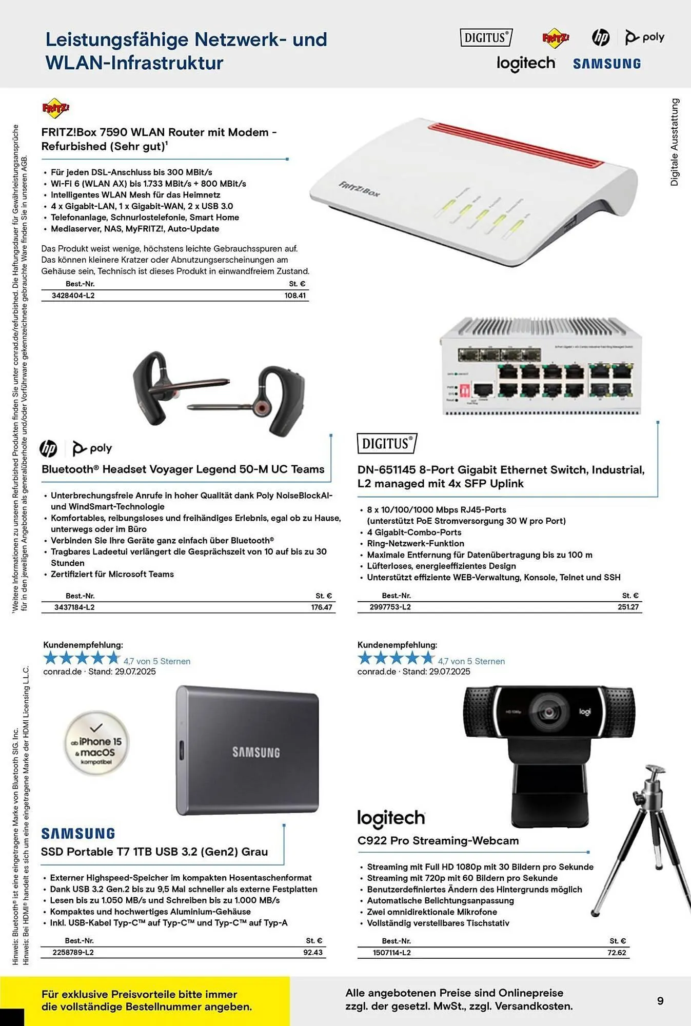Conrad Prospekt von 25. September bis 31. Dezember 2025 - Prospekt seite 9