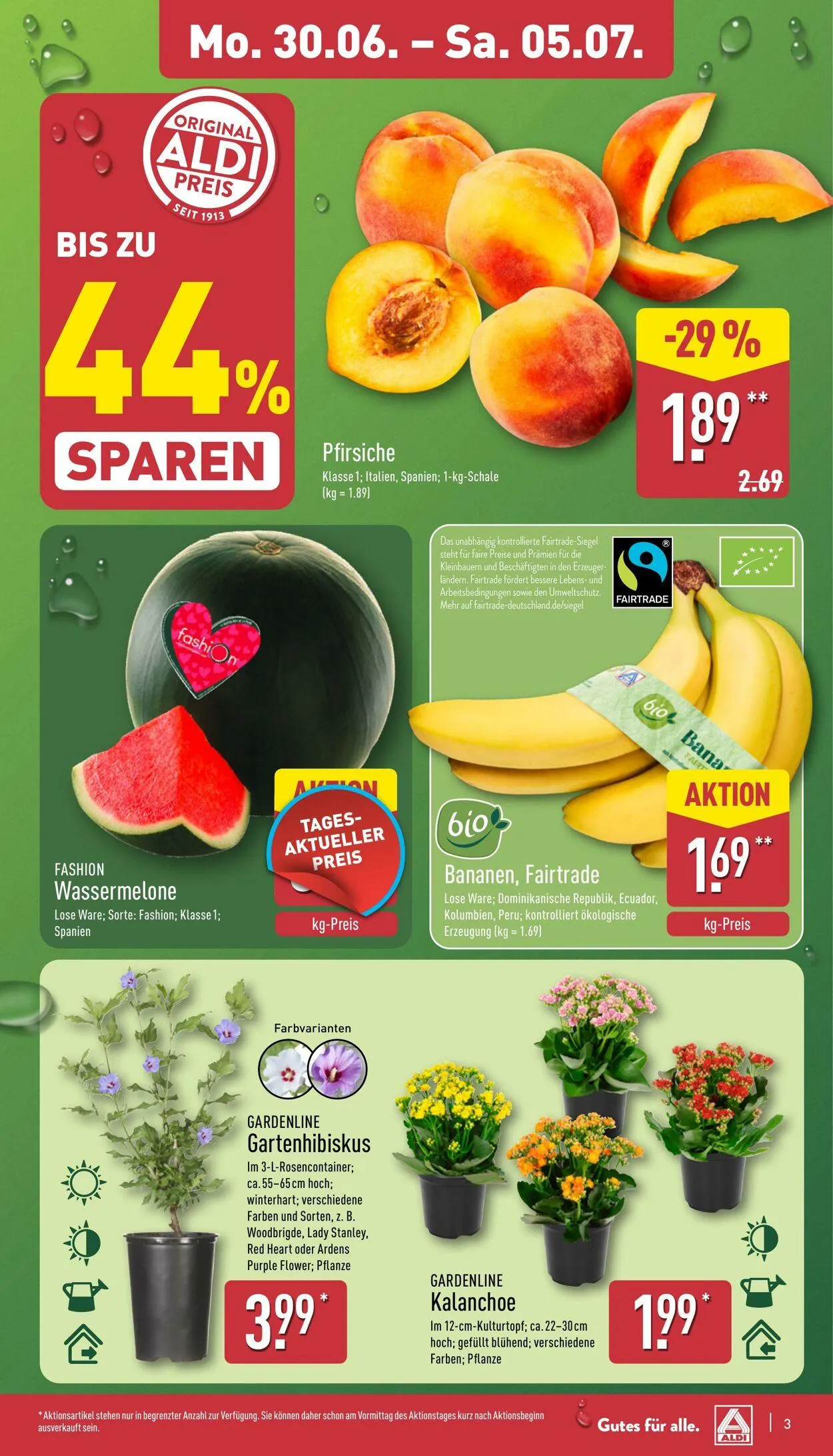 Aldi-Nord von 30. Juni bis 5. Juli 2025 - Prospekt seite 3