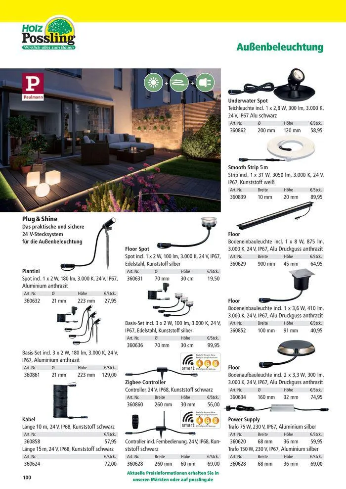 Holz-& Baukatalog 2024/25 von 27. März bis 31. Januar 2025 - Prospekt seite 100