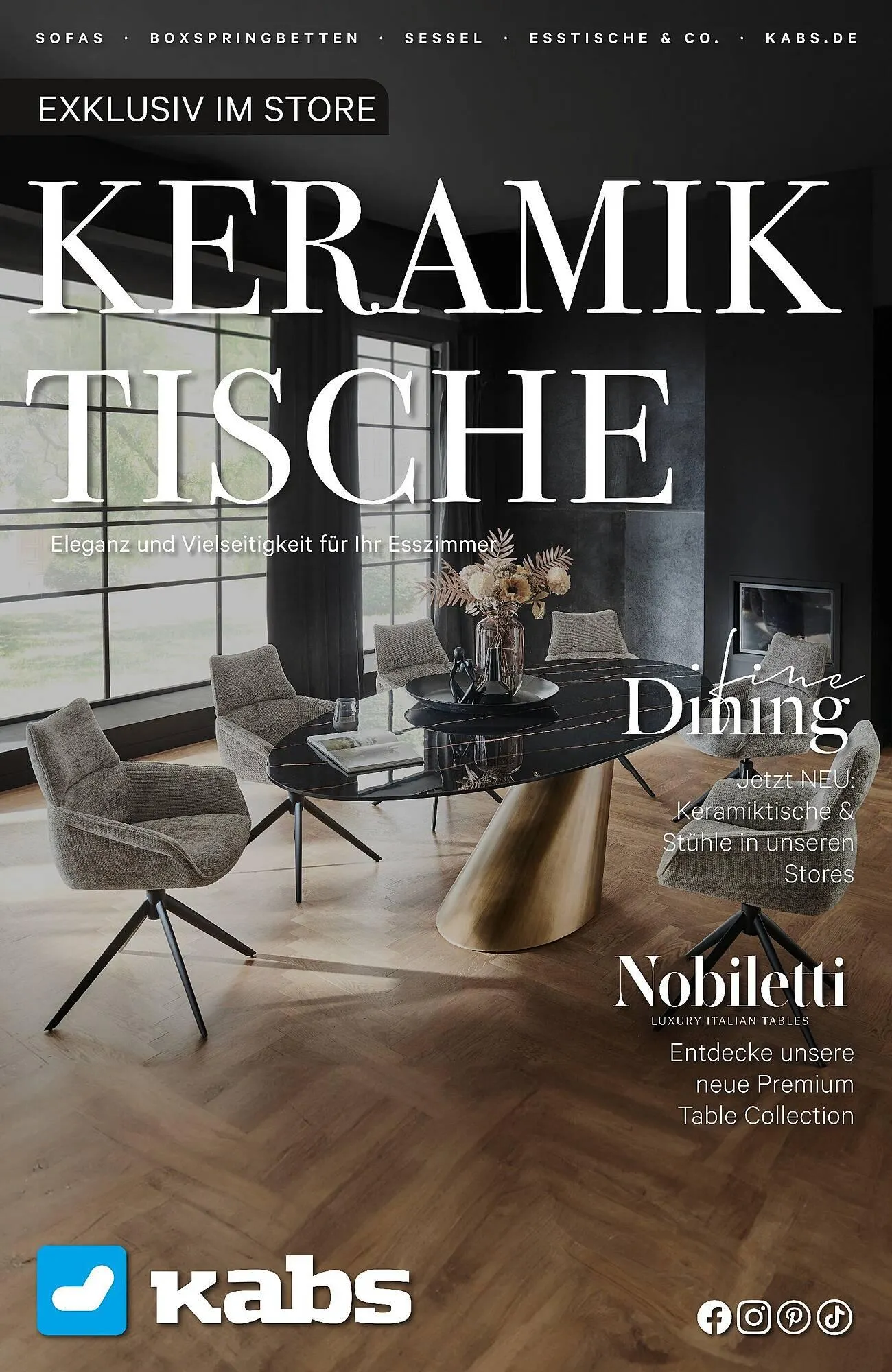 Kabs Polsterwelt Prospekt von 7. März bis 3. April 2025 - Prospekt seite 1