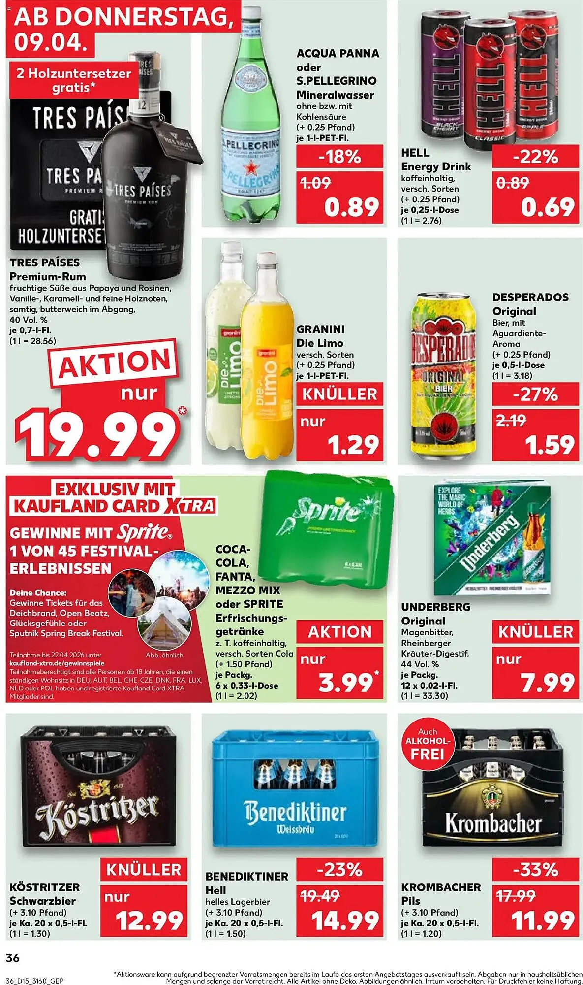 Kaufland Prospekt von 9. April bis 15. April 2026 - Prospekt seite 36