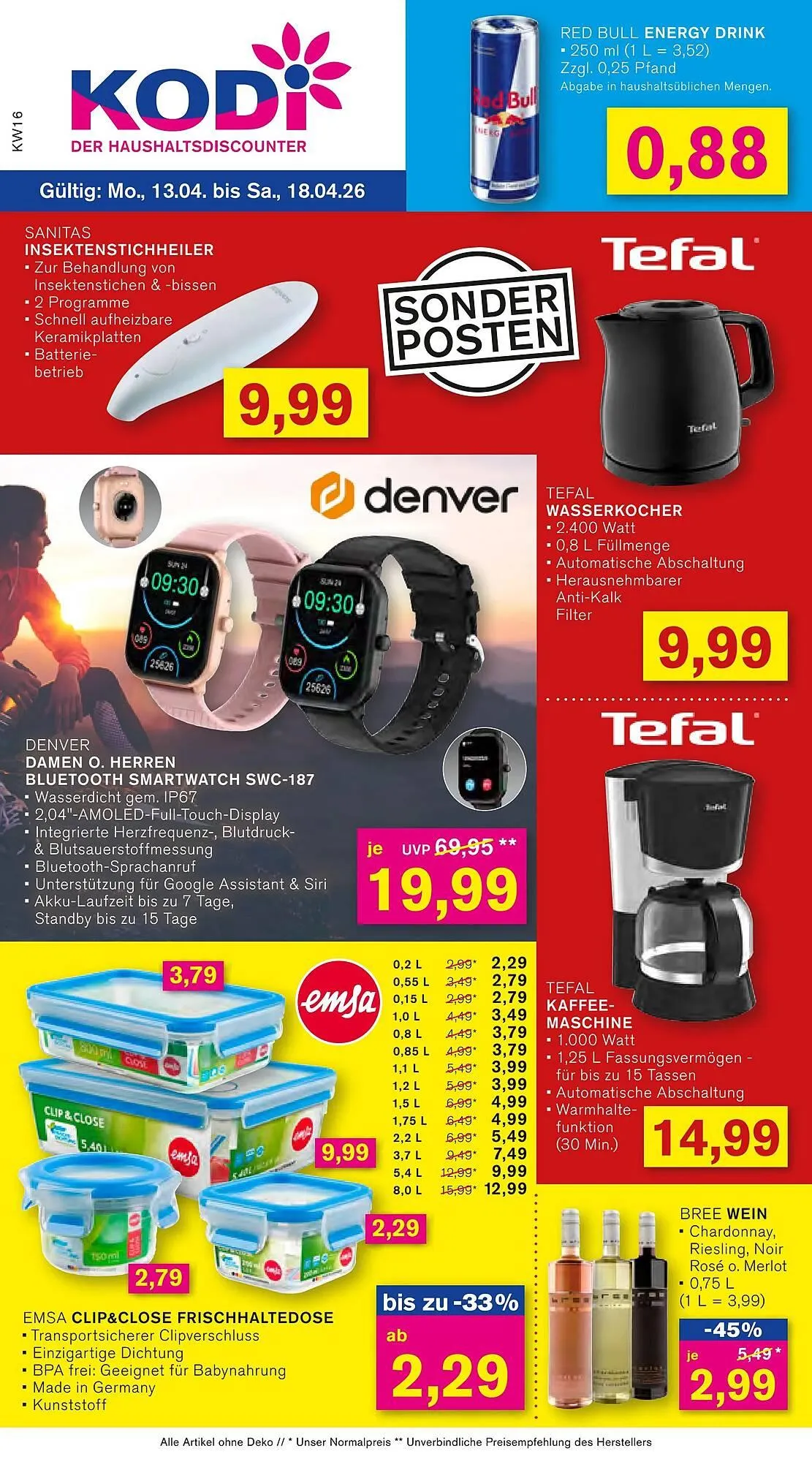 KODi Prospekt von 13. April bis 18. April 2026 - Prospekt seite 1