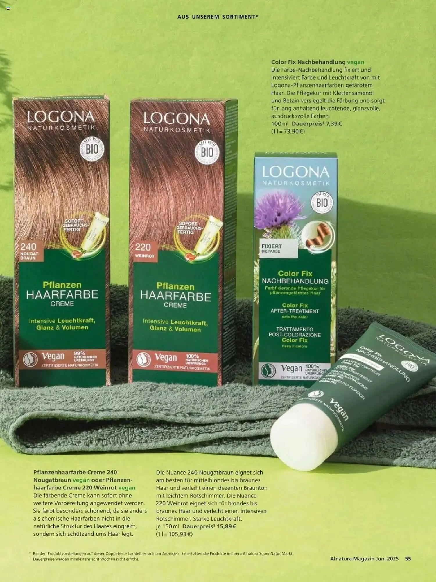 Alnatura Prospekt von 1. Juni bis 30. Juni 2025 - Prospekt seite 55