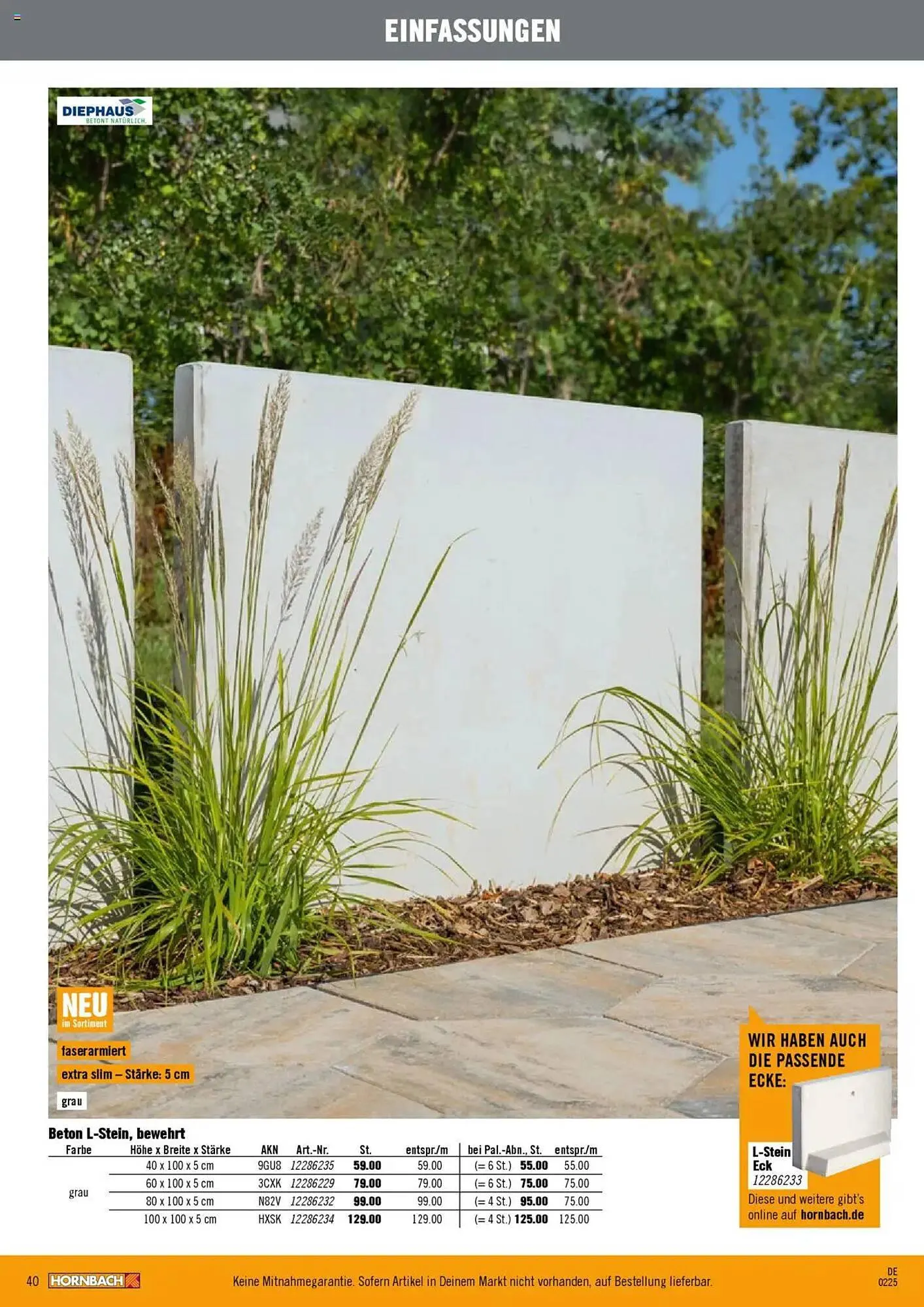 Hornbach Prospekt von 28. Februar bis 29. März 2025 - Prospekt seite 40