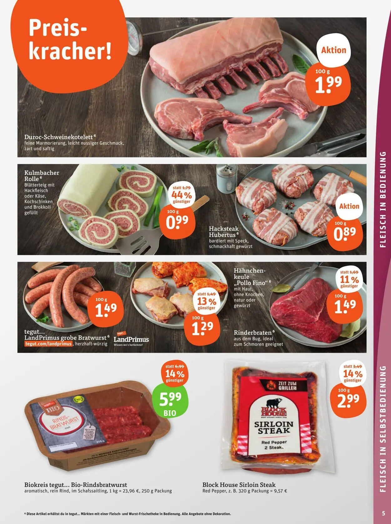 Tegut Aktueller Prospekt von 2. Juni bis 8. Juni 2025 - Prospekt seite 7