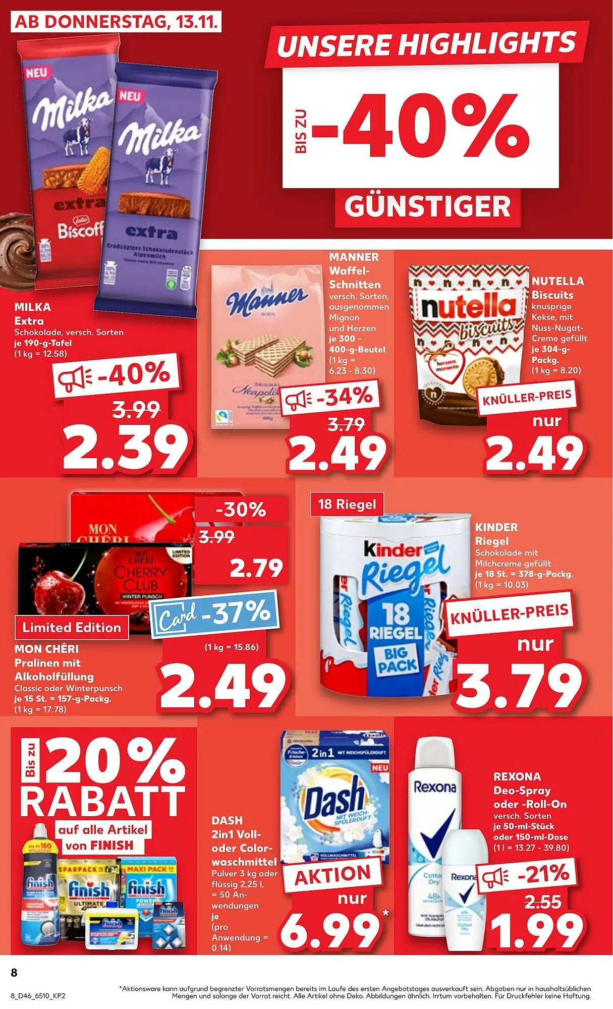 Kaufland Prospekt von 13. November bis 19. November 2025 - Prospekt seite 8