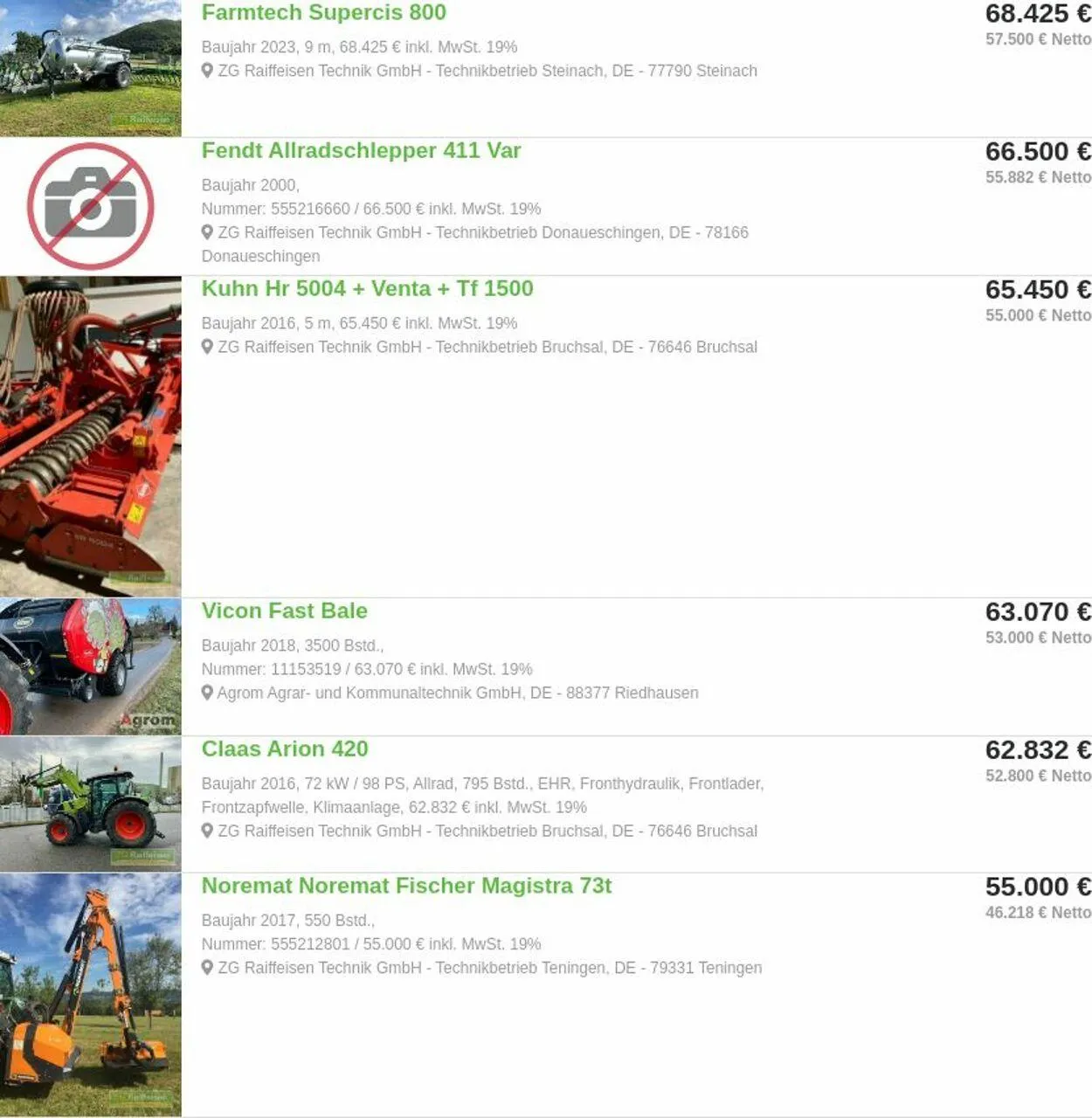 ZG Raiffeisen Aktueller Prospekt von 7. April bis 16. April 2025 - Prospekt seite 6