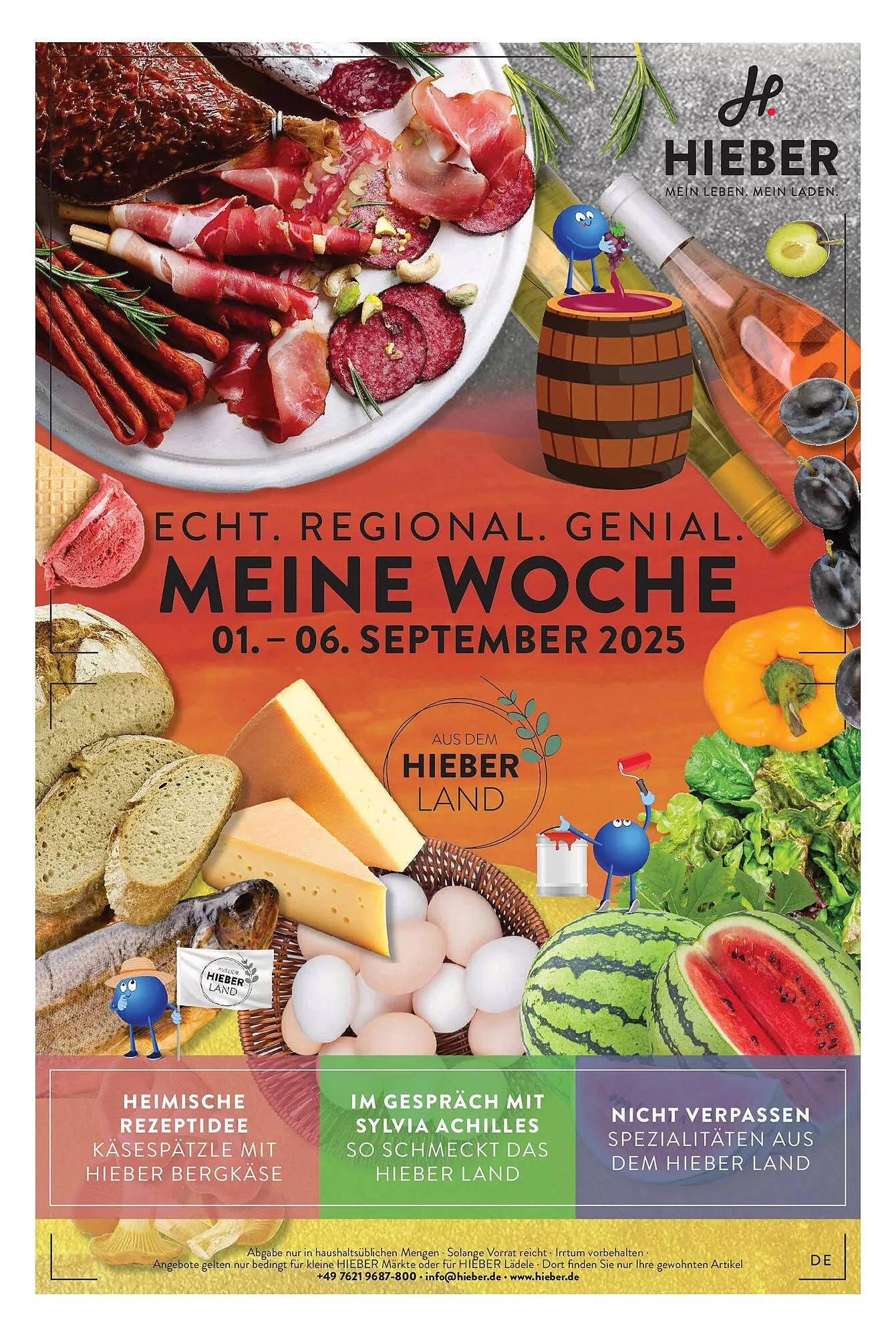 Hieber's Frische Center Prospekt von 31. August bis 6. September 2025 - Prospekt seite 1
