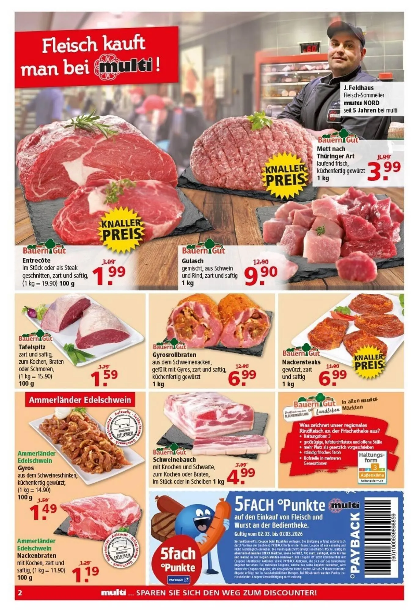 Multi Markt Prospekt von 2. März bis 7. März 2026 - Prospekt seite 2