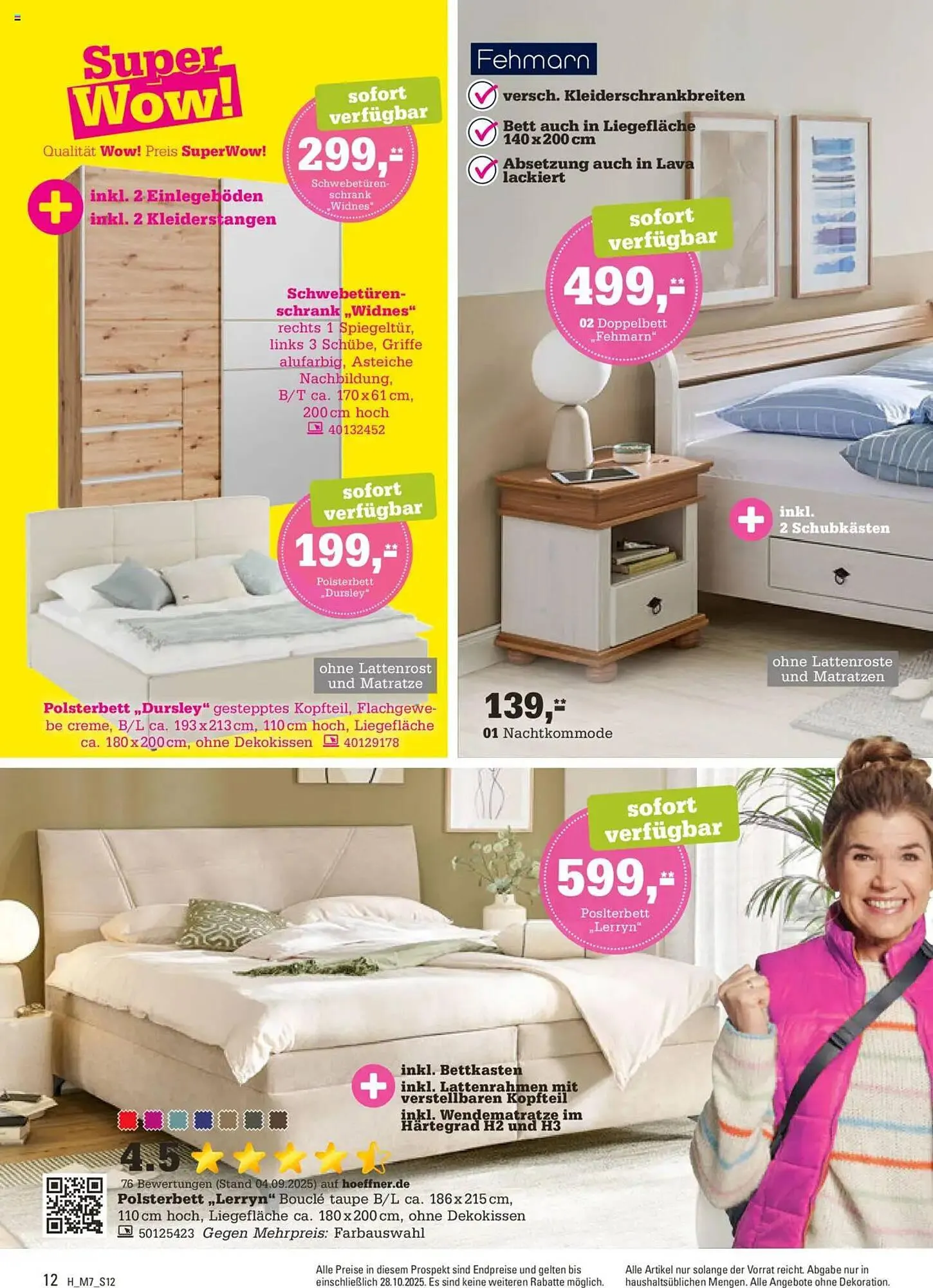 Höffner Prospekt von 15. Oktober bis 28. Oktober 2025 - Prospekt seite 12