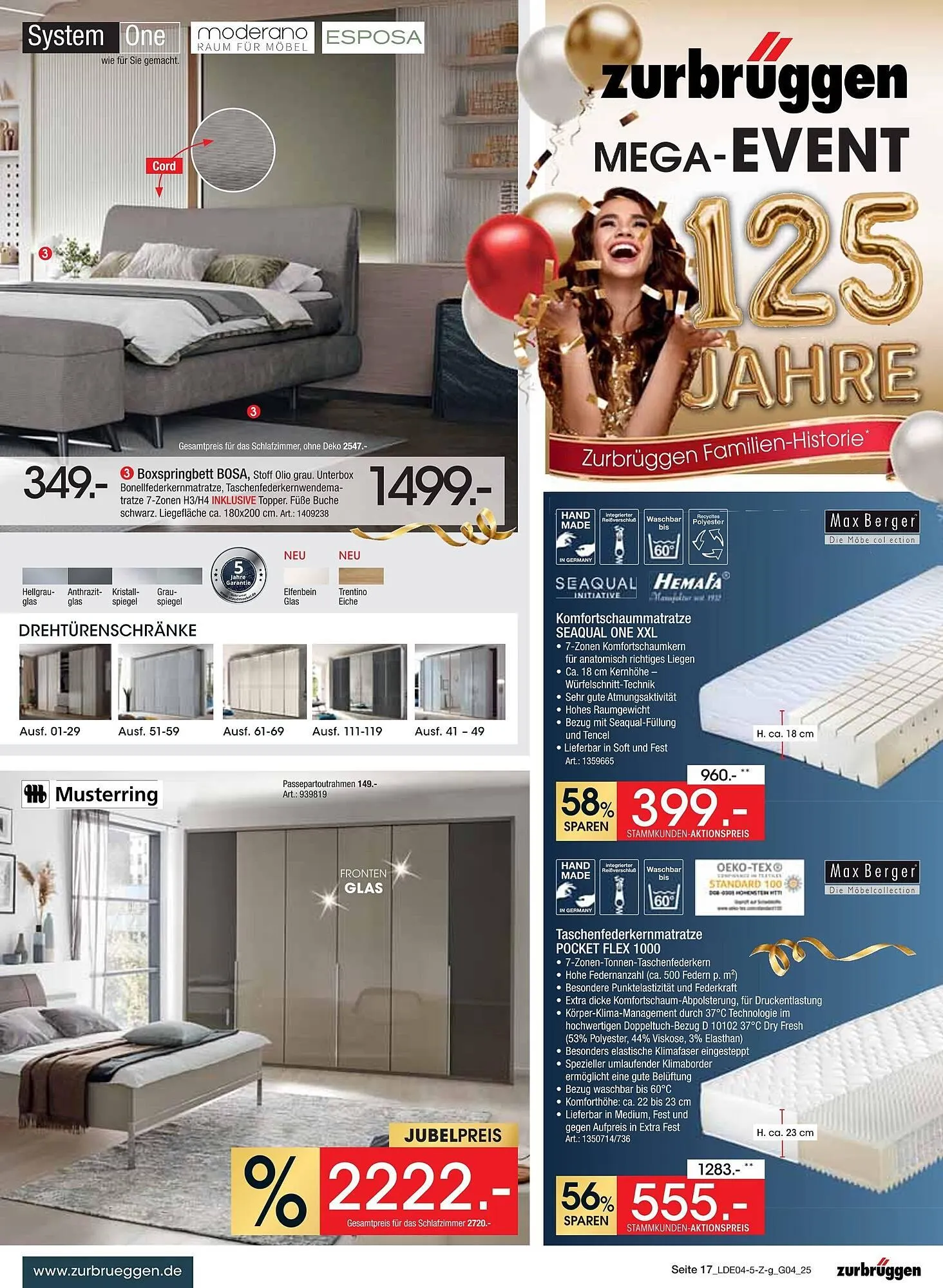 Zurbrüggen Prospekt von 12. April bis 26. April 2025 - Prospekt seite 29