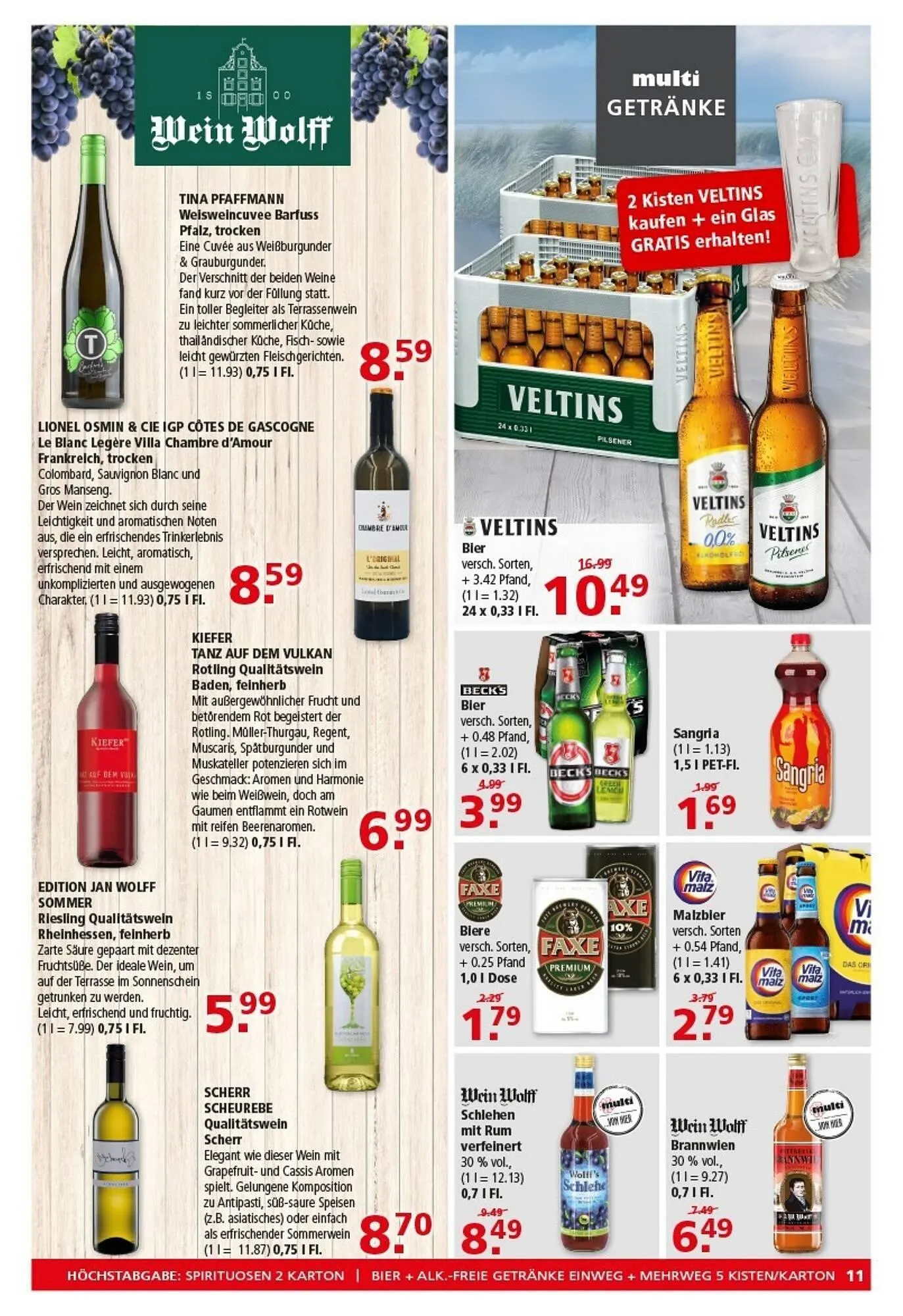 Multi Markt Prospekt von 28. Juli bis 2. August 2025 - Prospekt seite 11