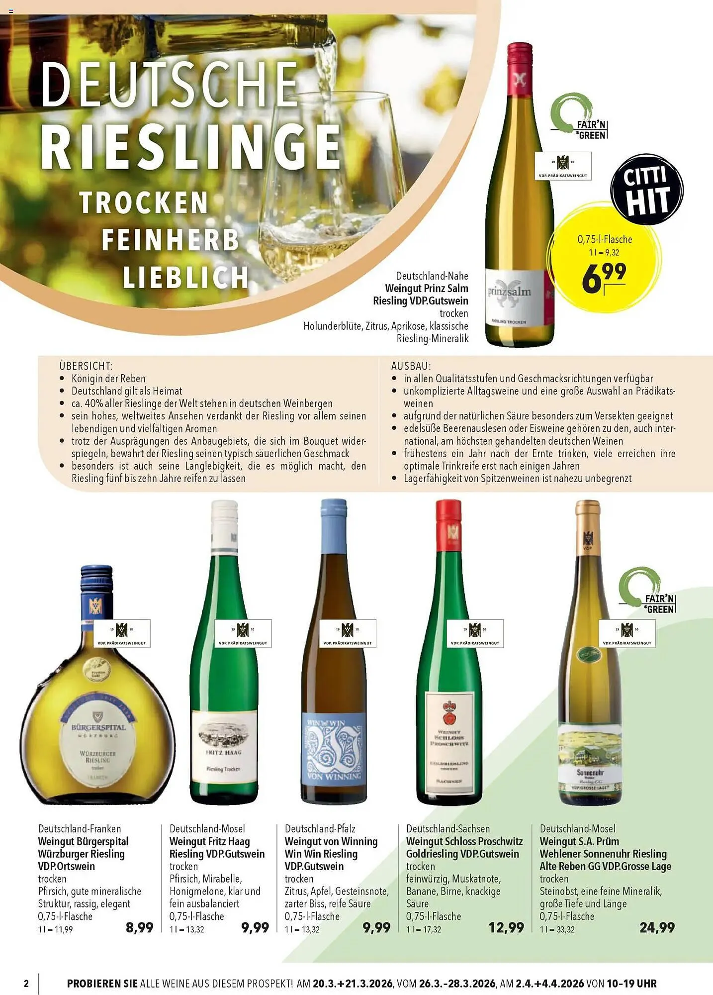 CITTI Markt Prospekt von 18. März bis 7. April 2026 - Prospekt seite 2