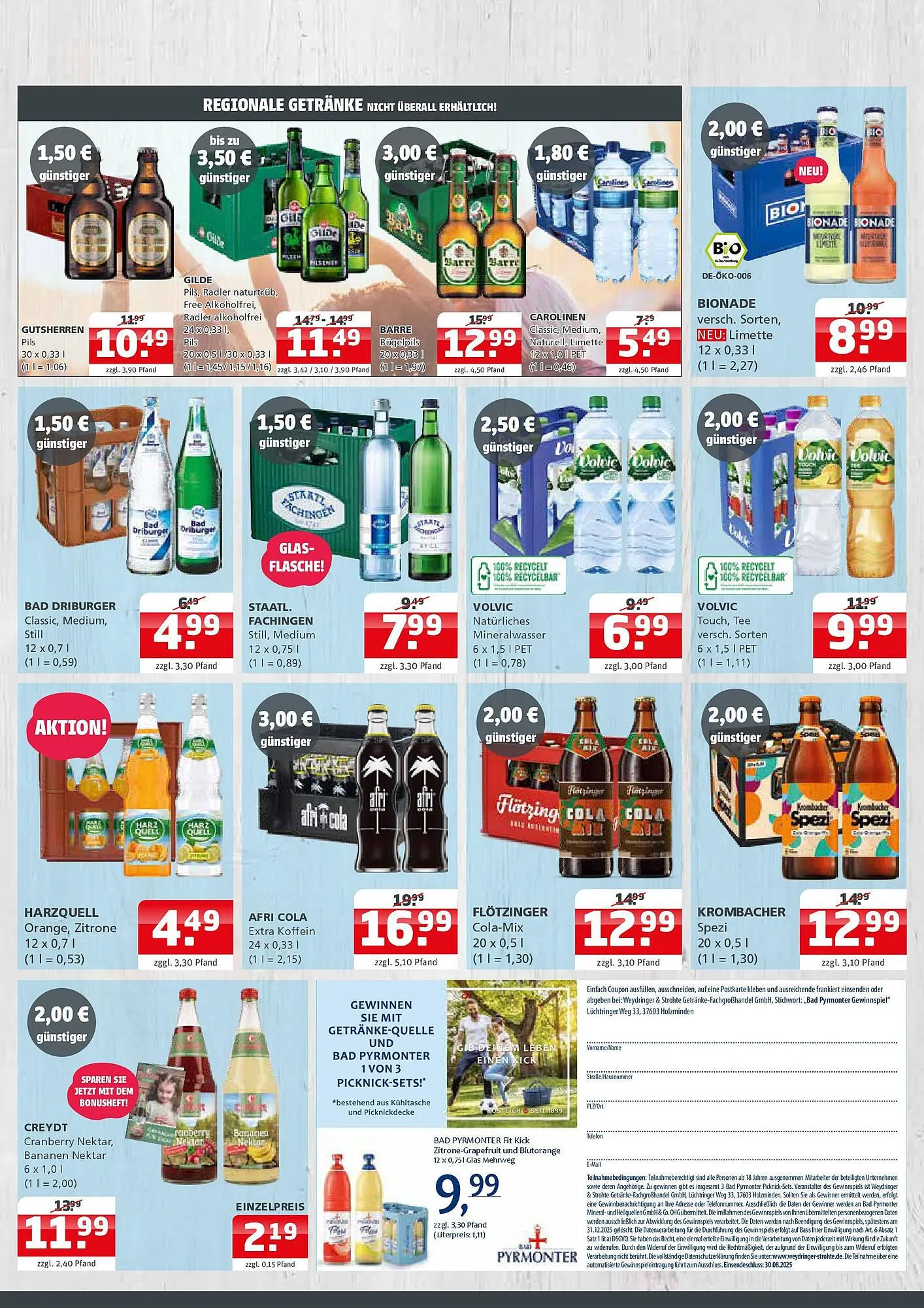 Getränke Quelle Prospekt von 17. August bis 30. August 2025 - Prospekt seite 3