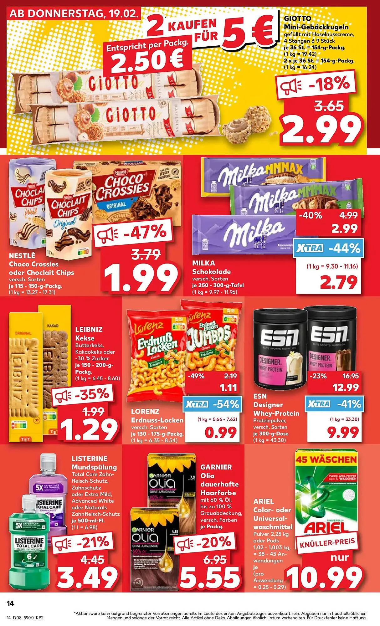 Kaufland Prospekt von 22. Februar bis 25. Februar 2026 - Prospekt seite 14