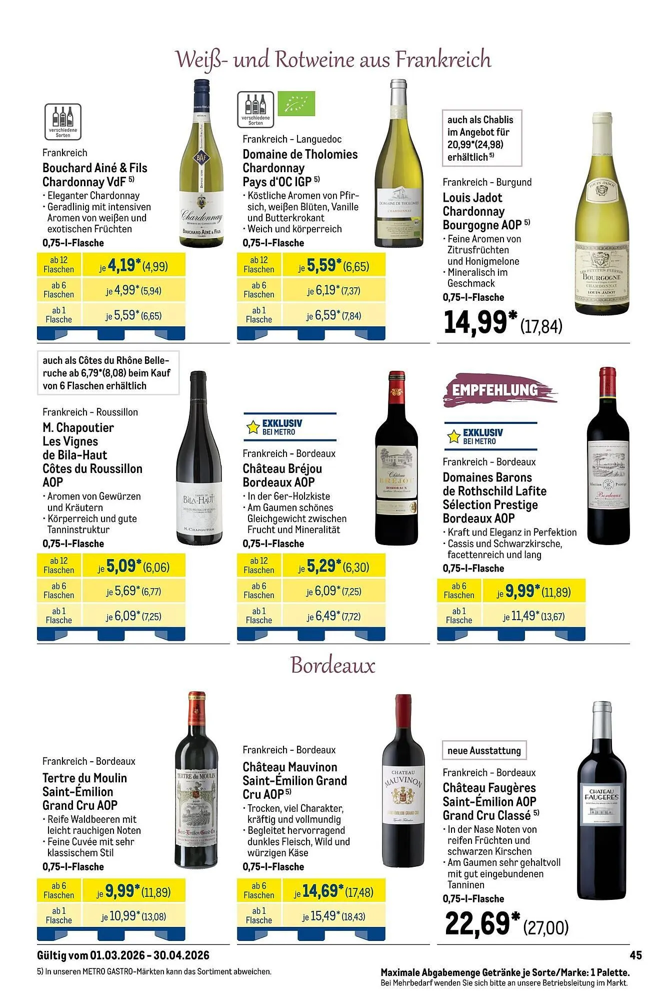 METRO Prospekt von 1. März bis 1. Mai 2026 - Prospekt seite 45