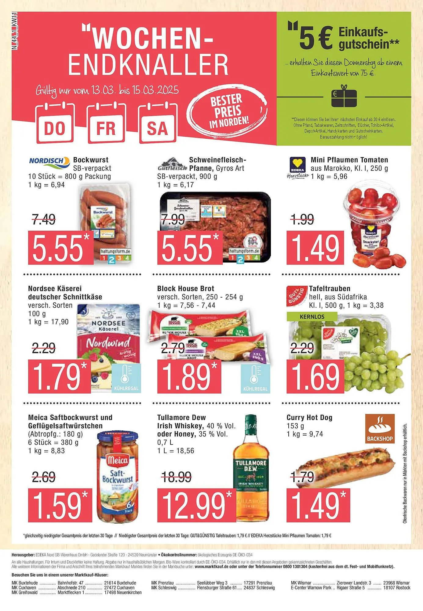 Marktkauf Prospekt von 9. März bis 15. März 2025 - Prospekt seite 44