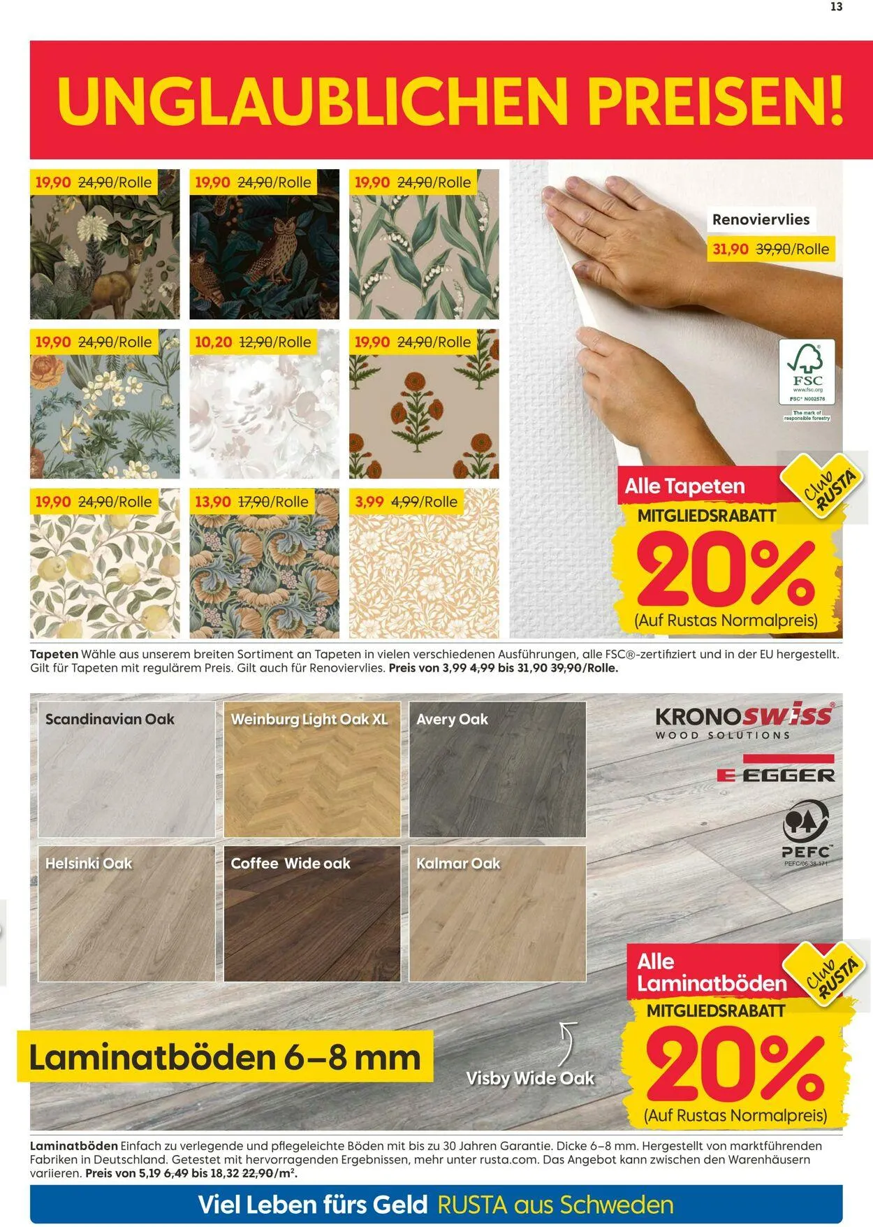 Rusta Aktueller Prospekt von 24. April bis 8. Mai 2025 - Prospekt seite 13