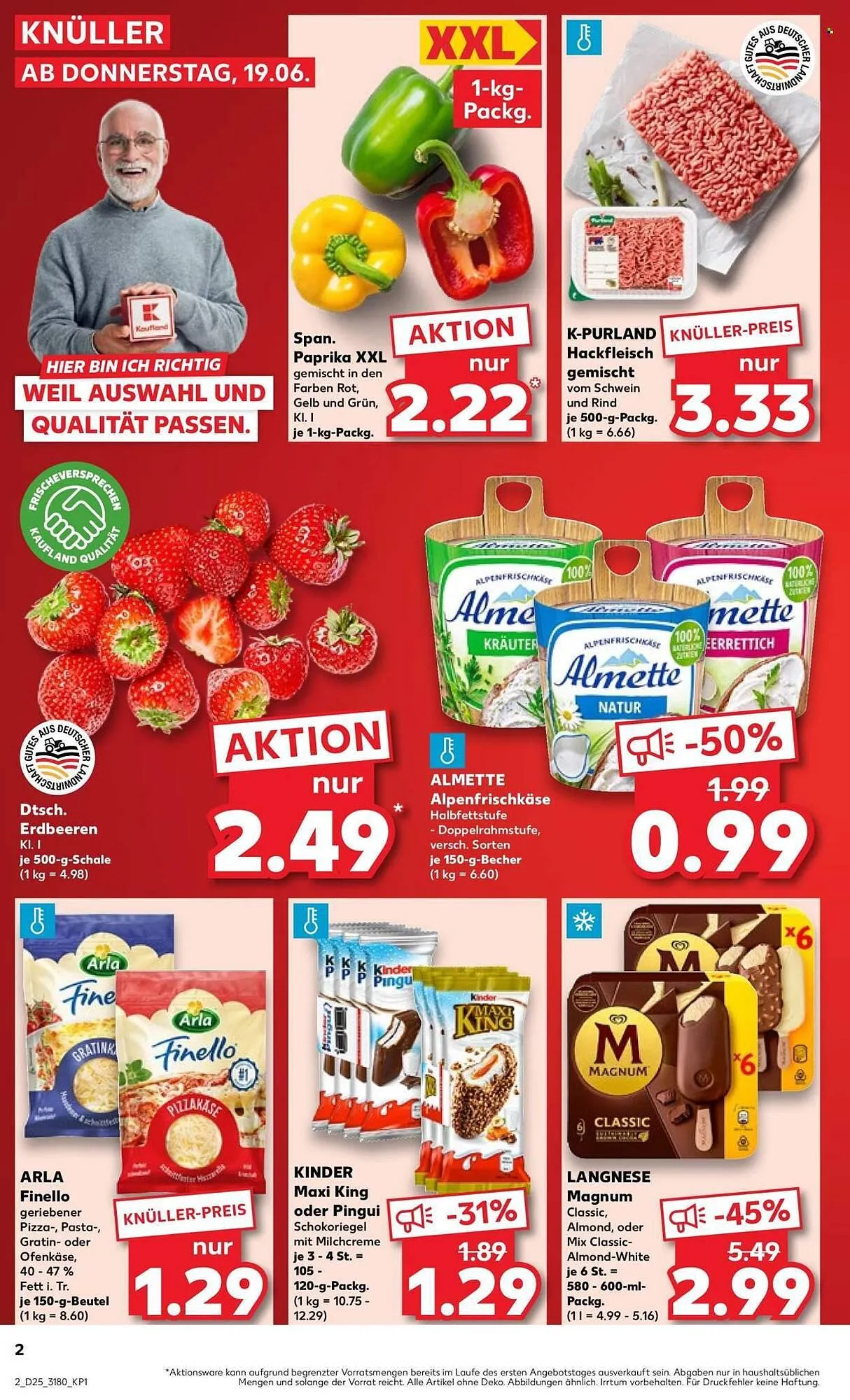 Kaufland Prospekt von 19. Juni bis 25. Juni 2025 - Prospekt seite 2