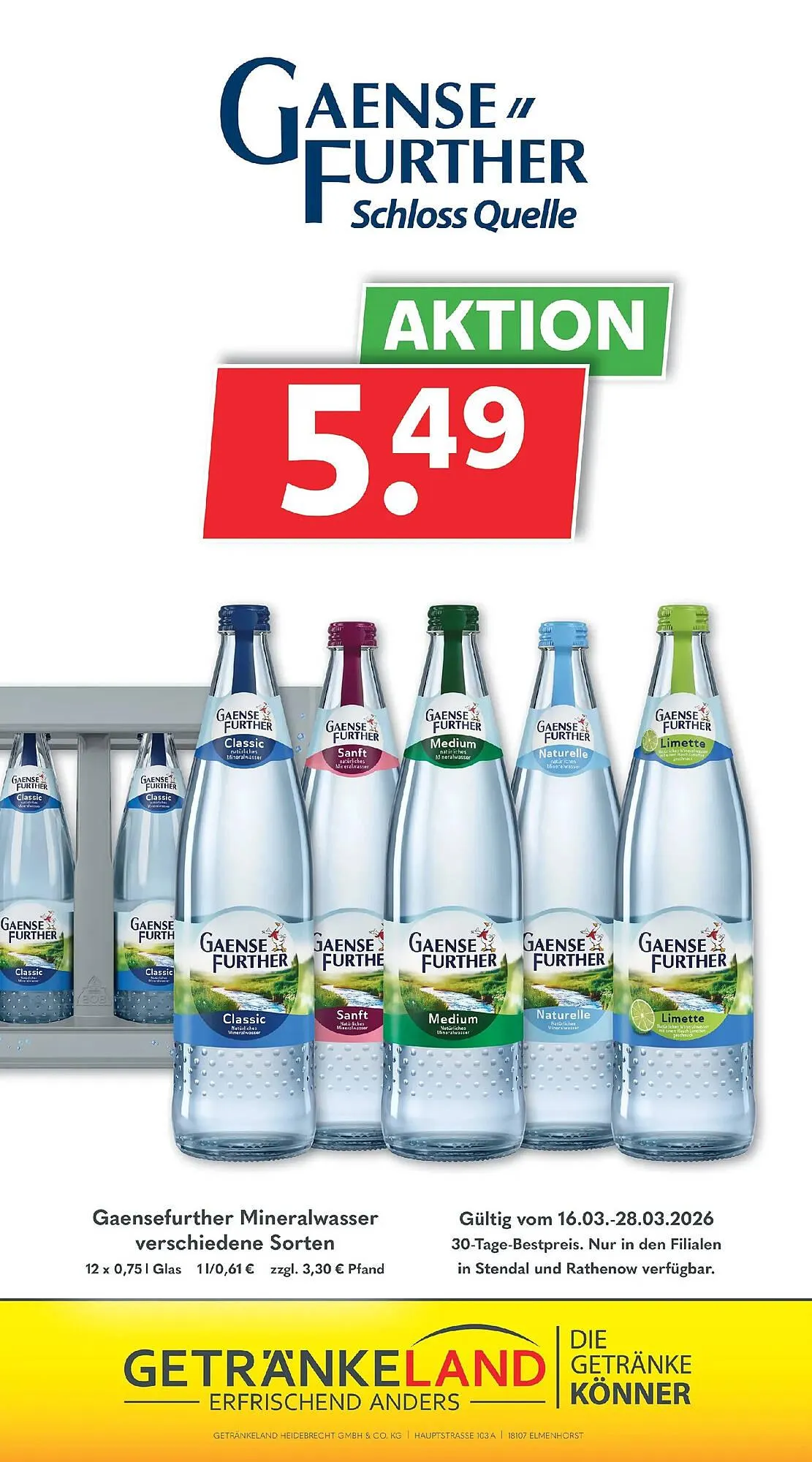 Getränkeland Prospekt von 16. März bis 28. März 2026 - Prospekt seite 11