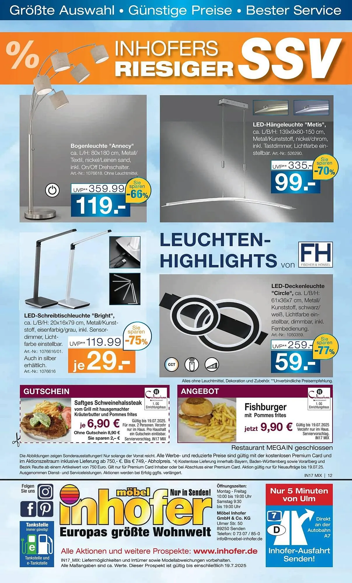 Möbel Inhofer Prospekt von 27. Juni bis 13. Juli 2025 - Prospekt seite 12