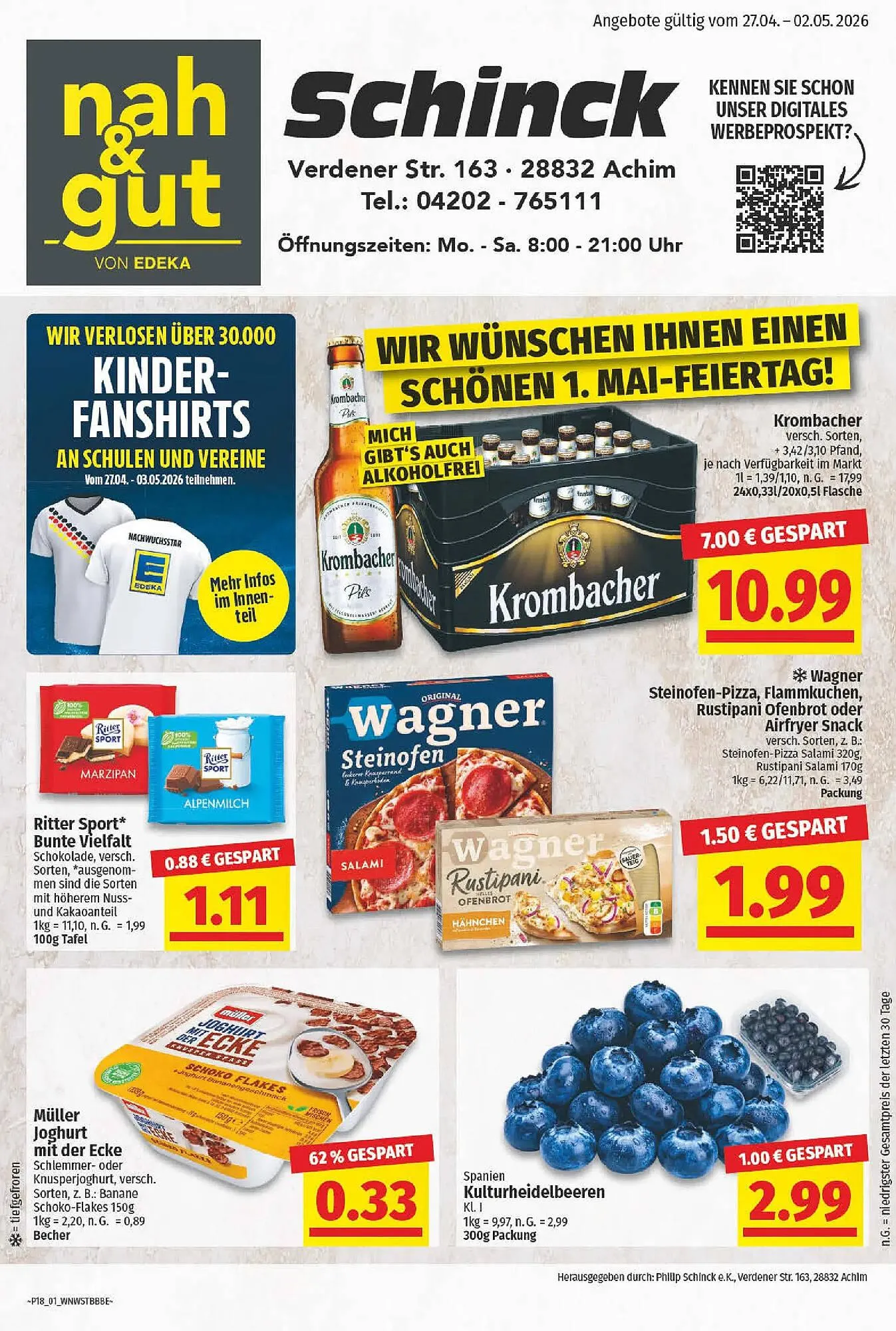 Nah & gut Prospekt von 3. Mai bis 9. Mai 2026 - Prospekt seite 1