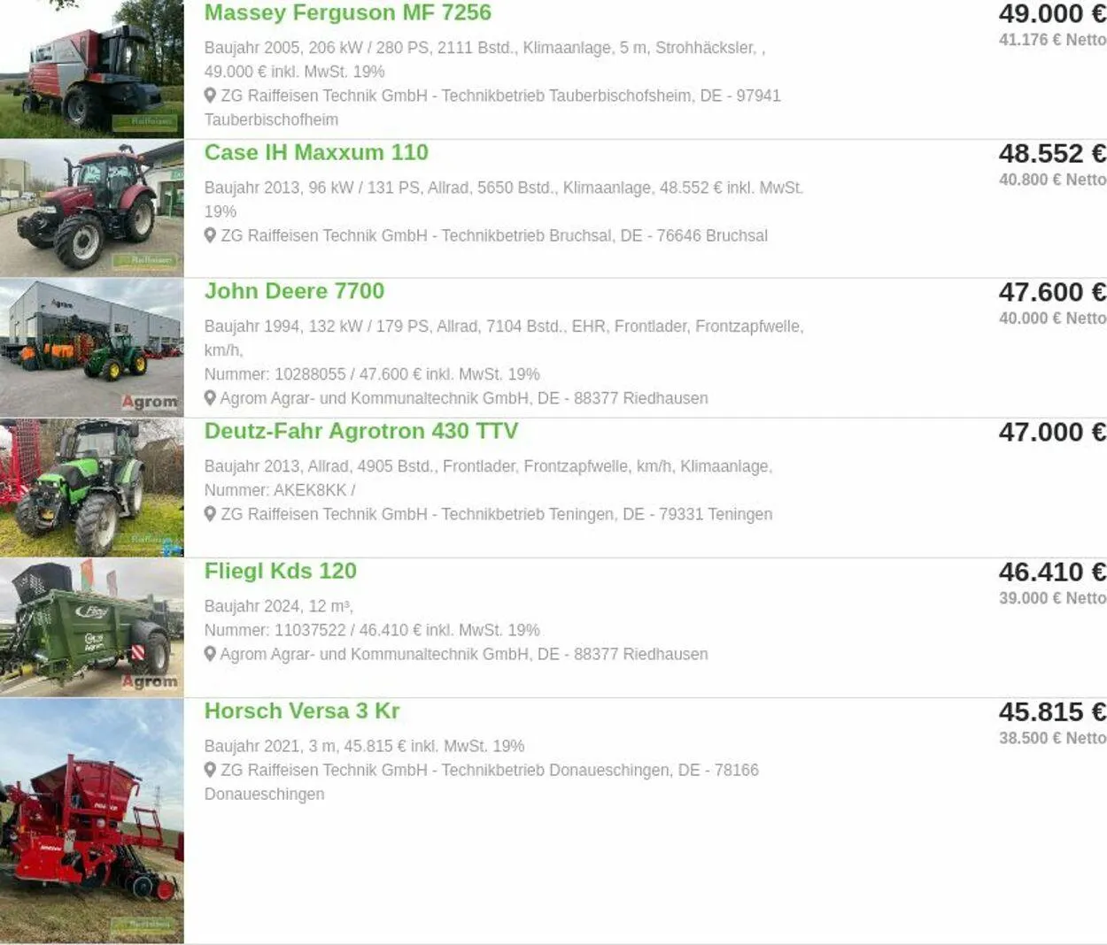 ZG Raiffeisen Aktueller Prospekt von 31. März bis 9. April 2025 - Prospekt seite 8