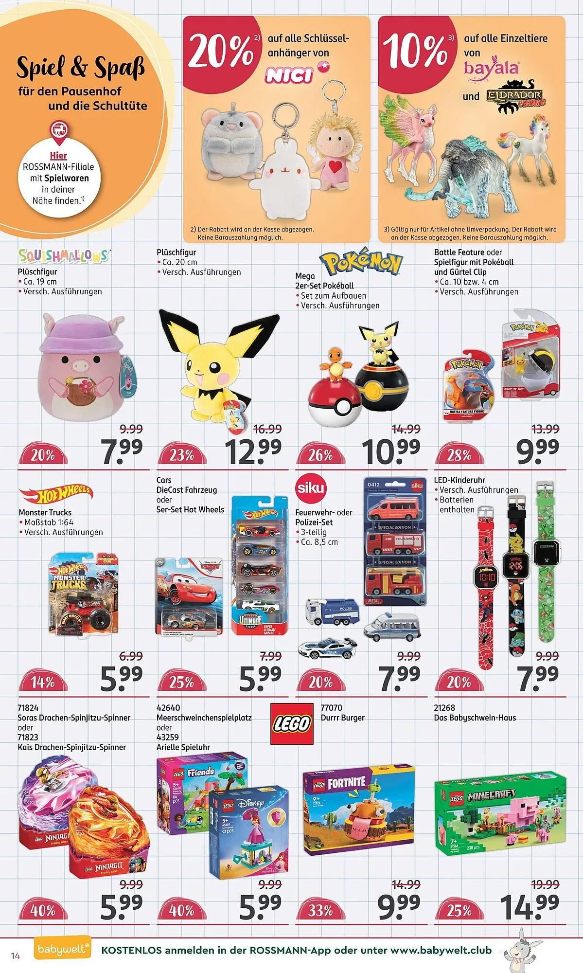 Rossmann Prospekt von 30. Juni bis 26. August 2025 - Prospekt seite 14