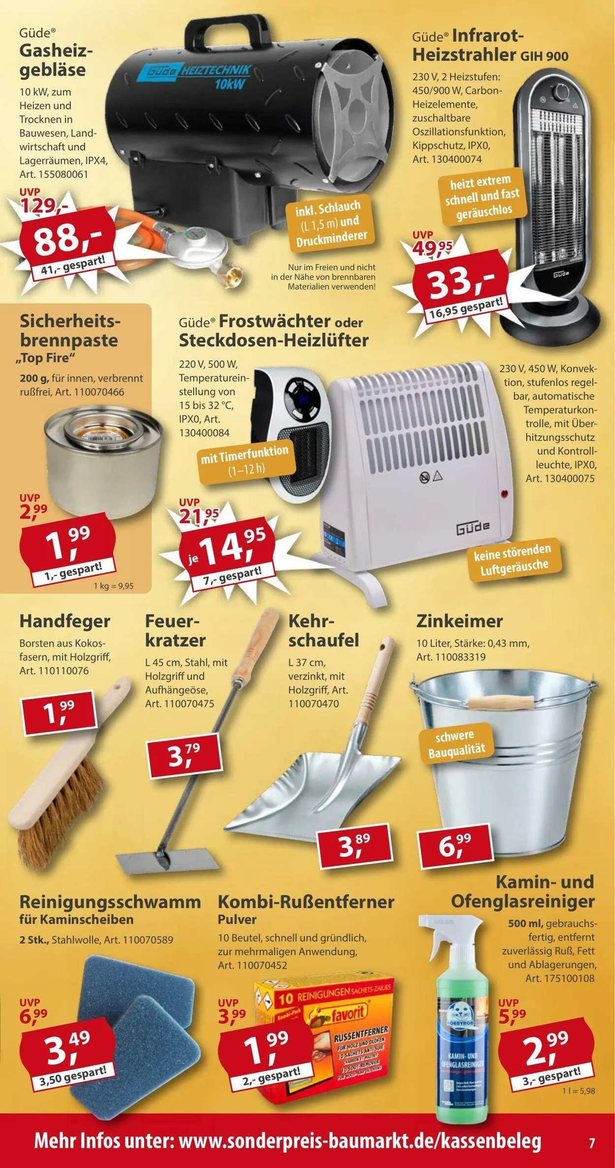 Sonderpreis Baumarkt Aktueller Prospekt von 20. Dezember bis 3. Januar 2026 - Prospekt seite 7