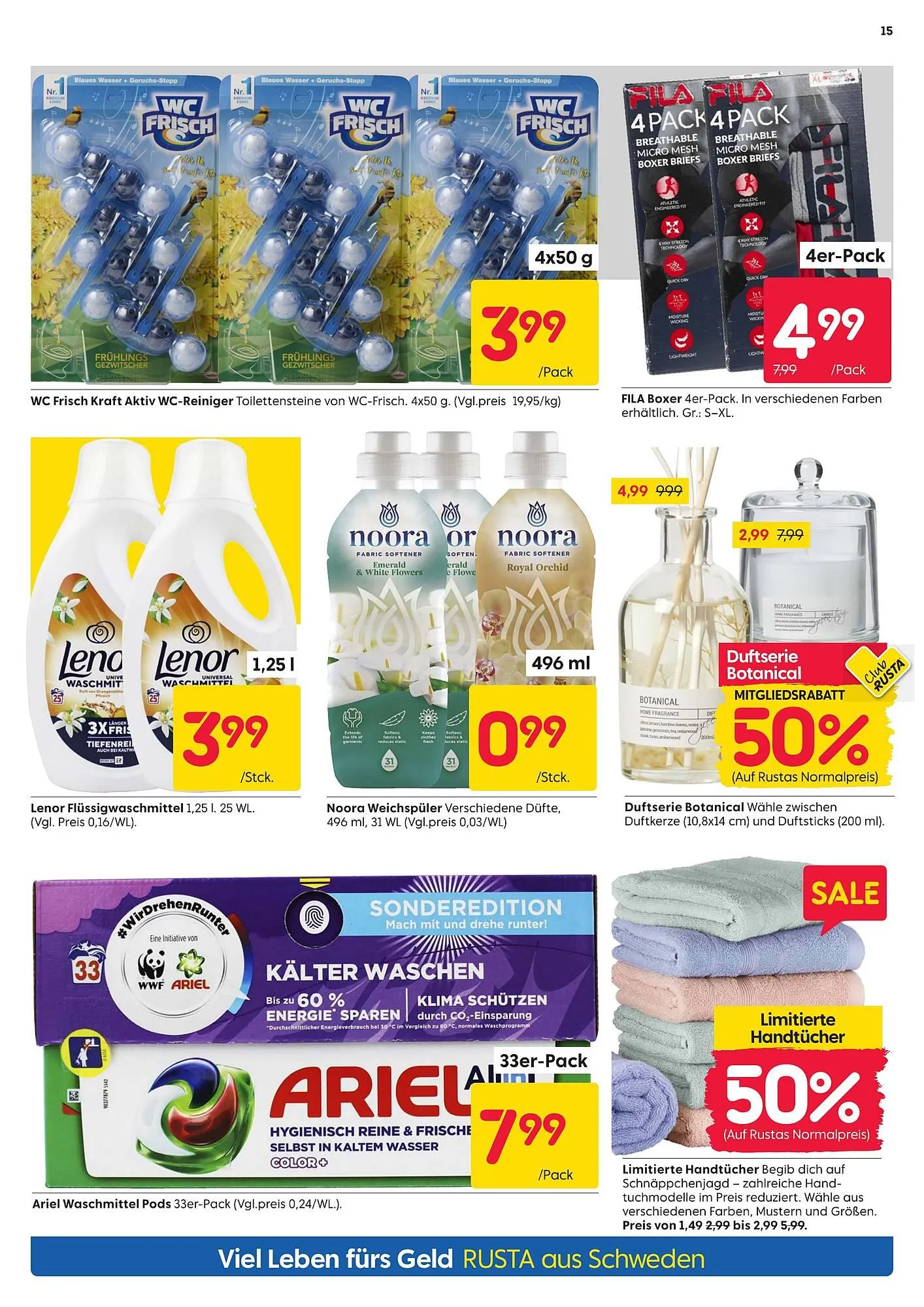 Rusta Prospekt von 7. Juli bis 12. Juli 2025 - Prospekt seite 15