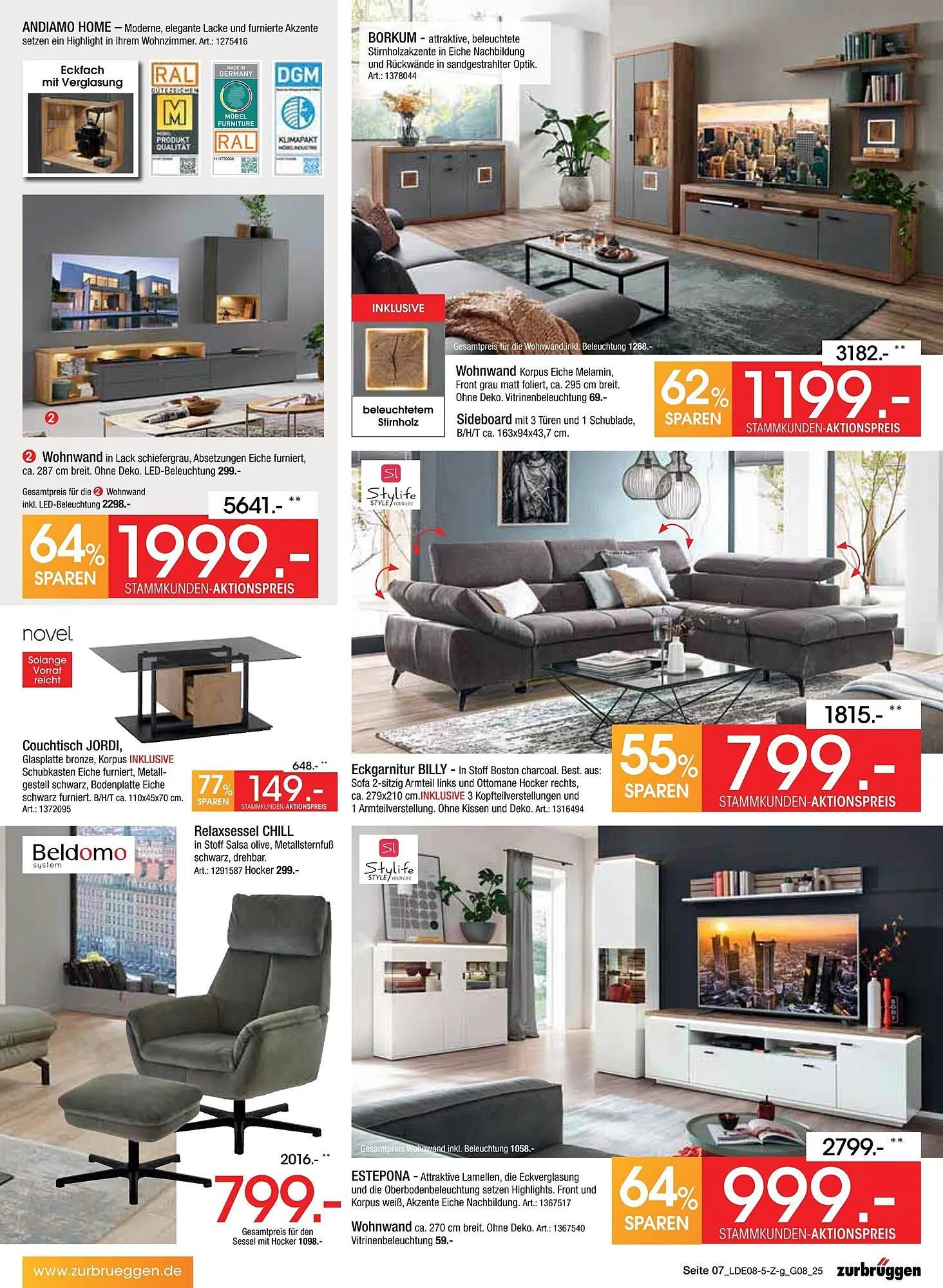 Zurbrüggen Prospekt von 2. August bis 23. August 2025 - Prospekt seite 7