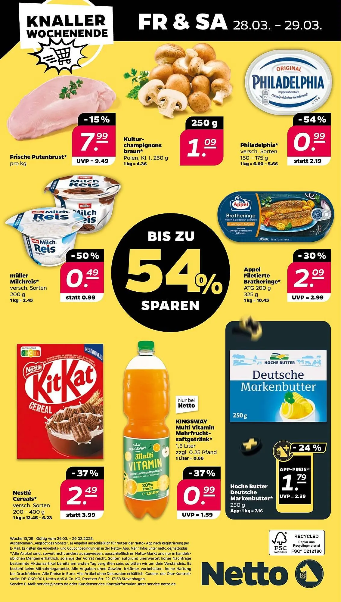 NETTO Prospekt von 24. März bis 29. März 2025 - Prospekt seite 28