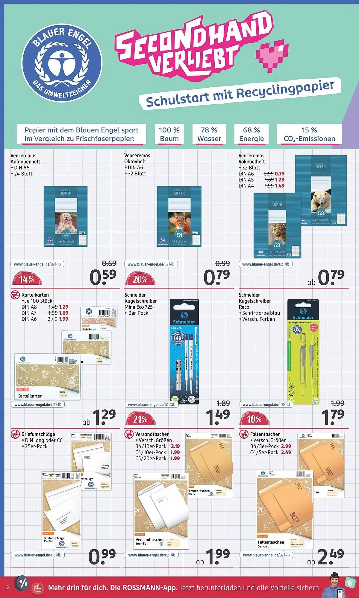 Rossmann Prospekt von 30. Juni bis 26. August 2025 - Prospekt seite 2