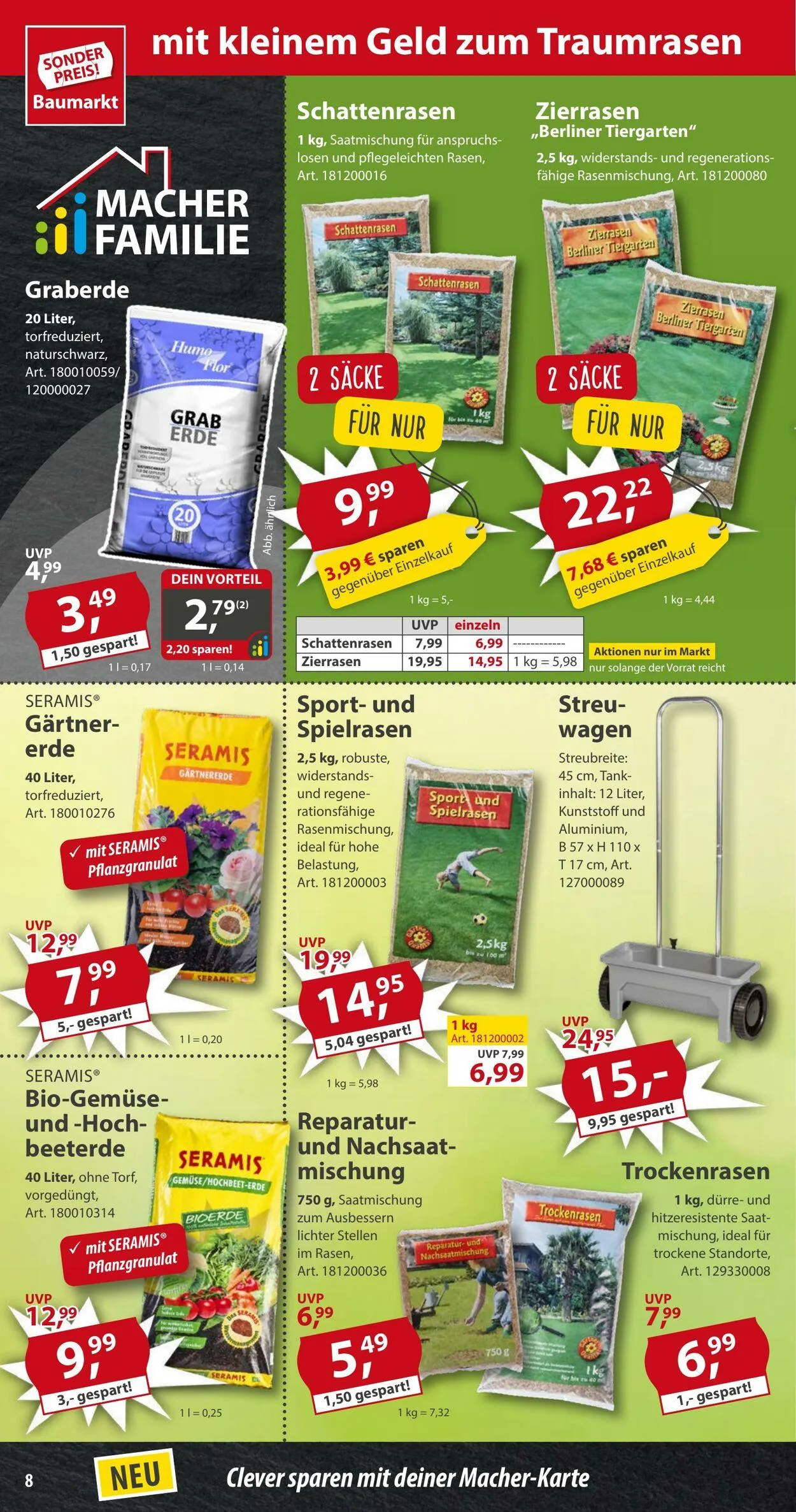 Sonderpreis Baumarkt Aktueller Prospekt von 10. März bis 17. März 2025 - Prospekt seite 8