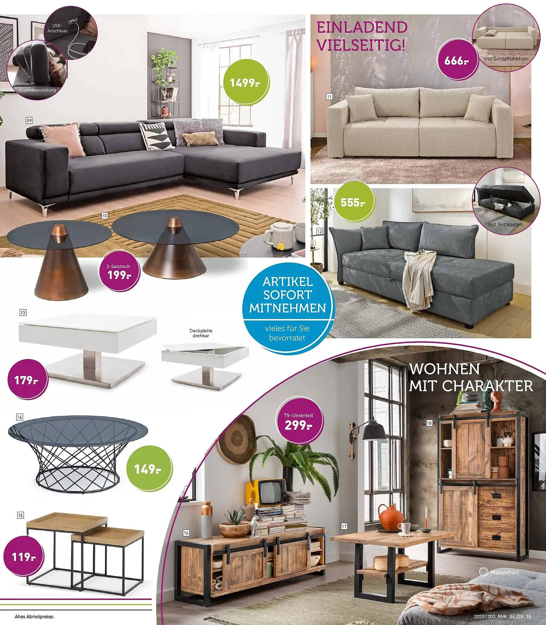 Möbel Martin Prospekt von 2. Dezember bis 23. Dezember 2025 - Prospekt seite 15