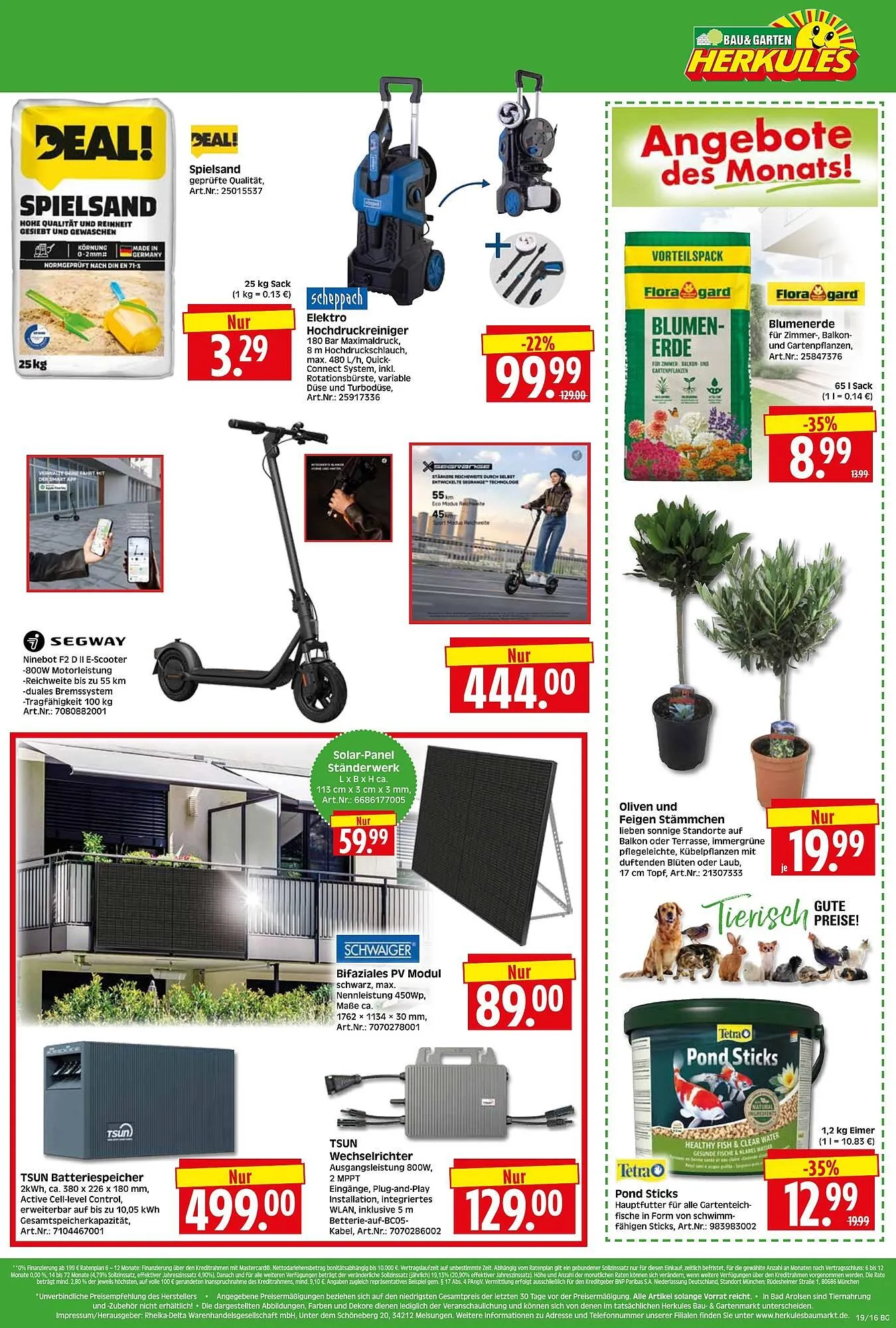Herkules Baumarkt Prospekt von 4. Mai bis 9. Mai 2026 - Prospekt seite 16
