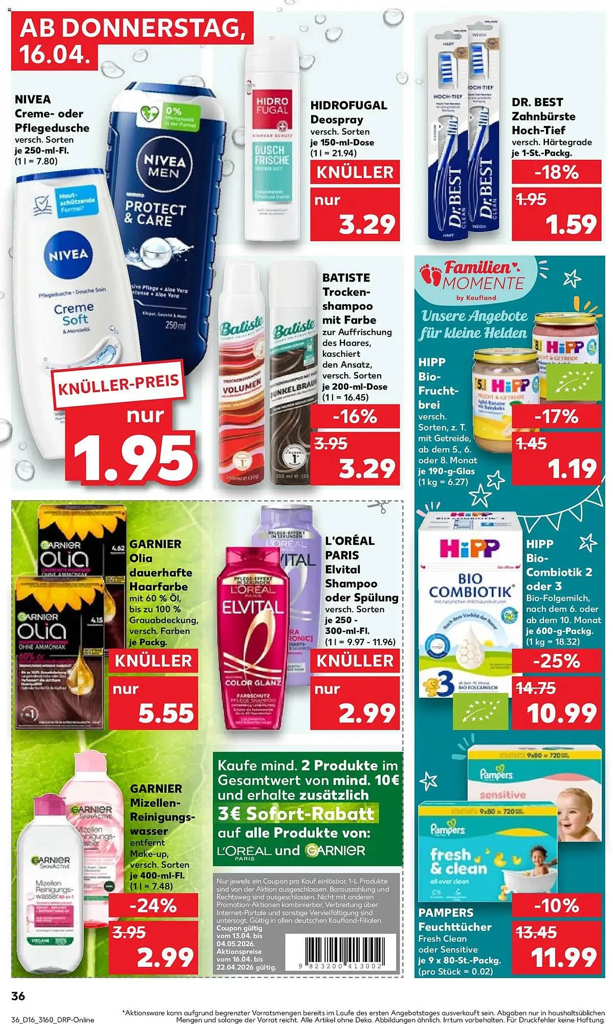 Kaufland Prospekt von 16. April bis 22. April 2026 - Prospekt seite 36