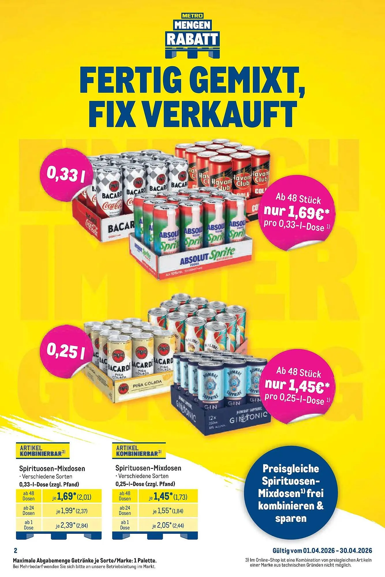 METRO Prospekt von 22. März bis 28. März 2026 - Prospekt seite 2