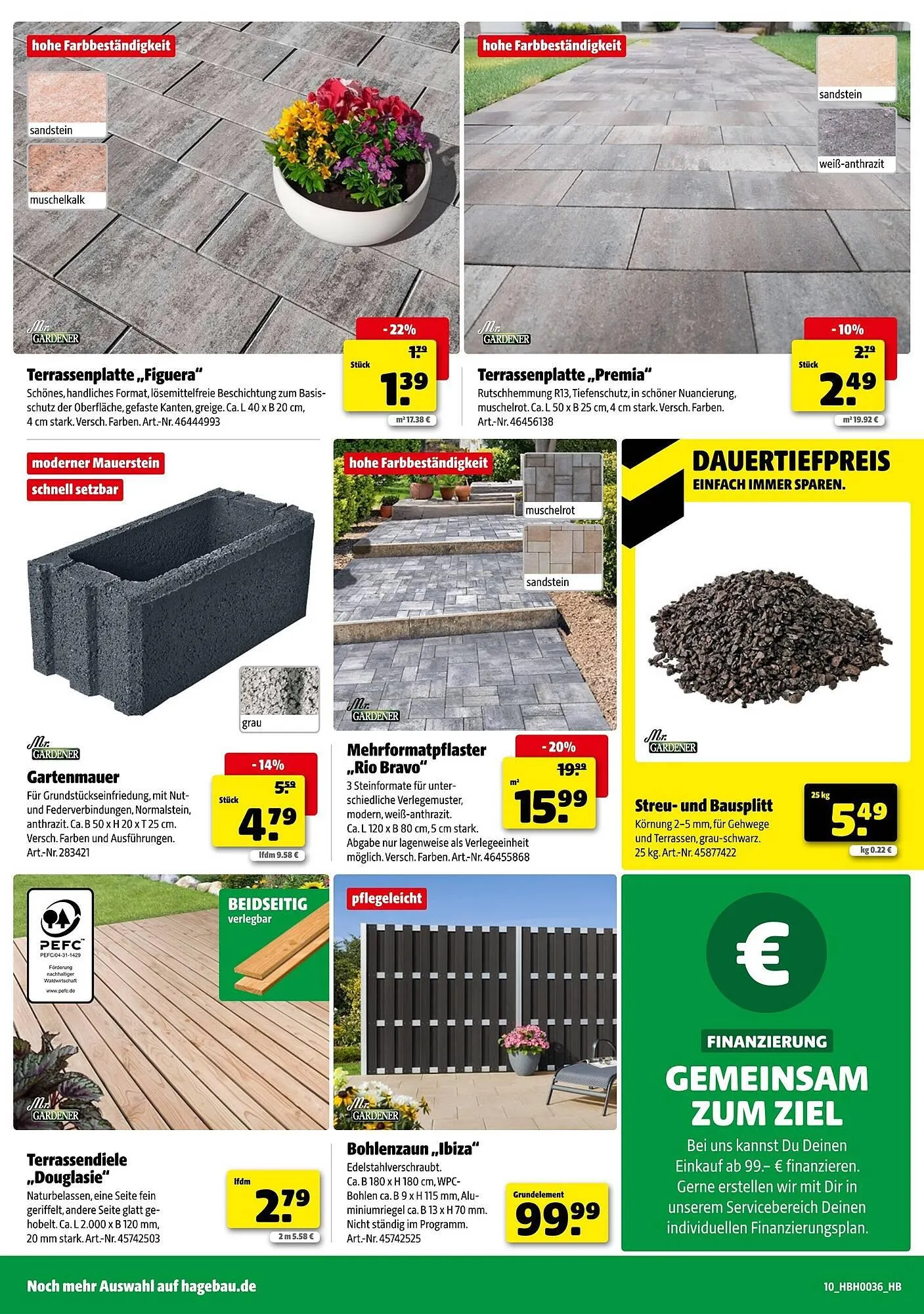 Hagebau Prospekt von 30. August bis 6. September 2025 - Prospekt seite 10