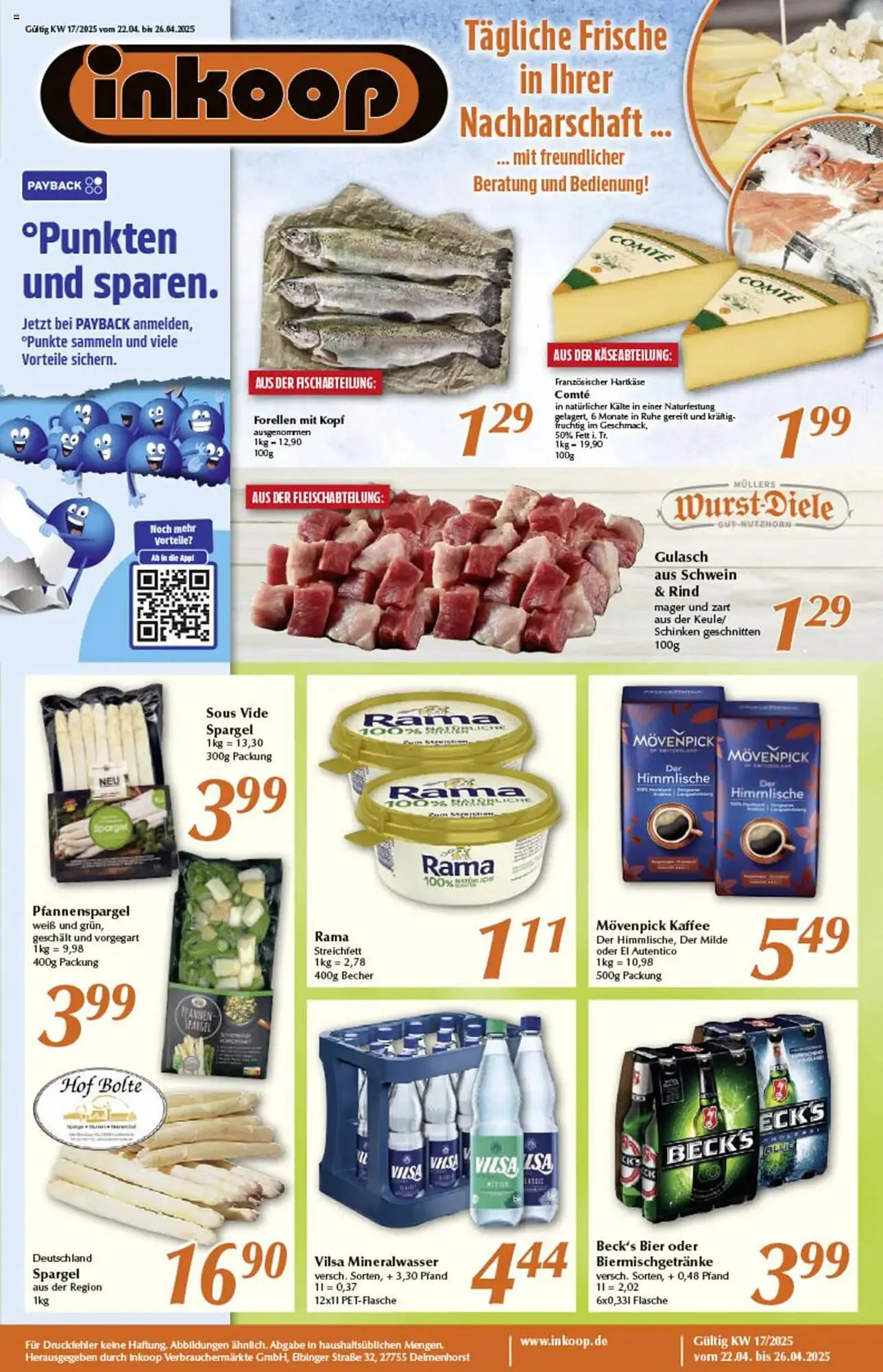 inkoop Prospekt von 22. April bis 26. April 2025 - Prospekt seite 1