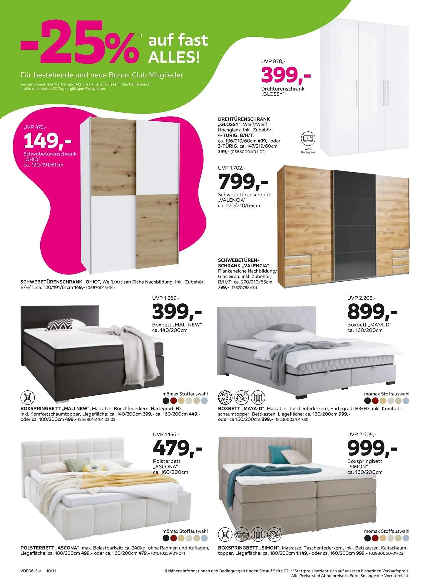 Mömax Prospekt von 26. Mai bis 4. Juni 2025 - Prospekt seite 10