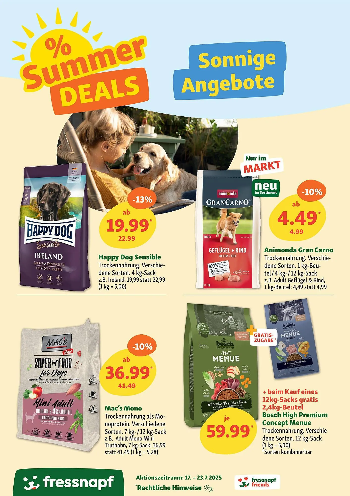 Fressnapf Prospekt von 16. Juli bis 23. Juli 2025 - Prospekt seite 4