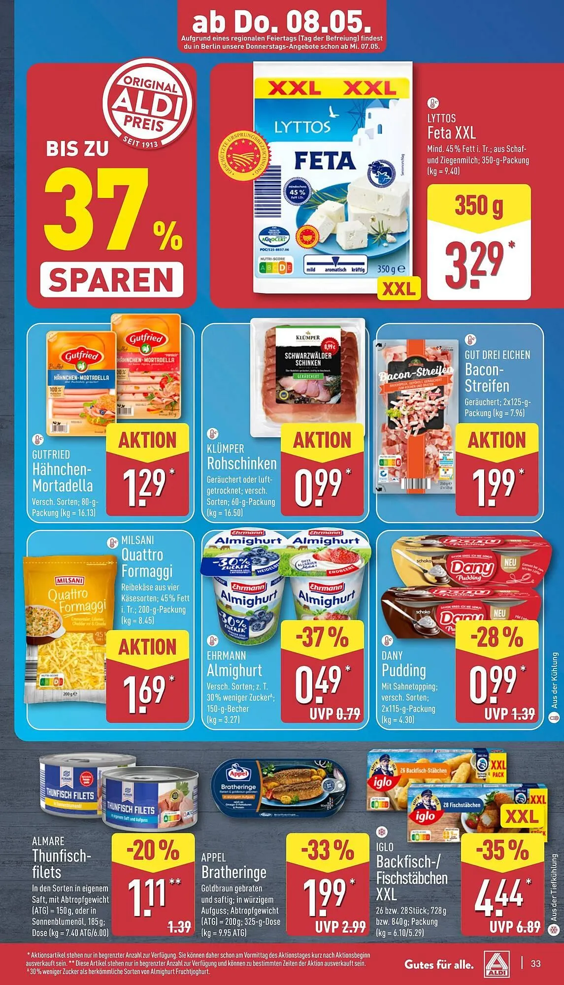 Aldi Nord Prospekt von 5. Mai bis 11. Mai 2025 - Prospekt seite 33