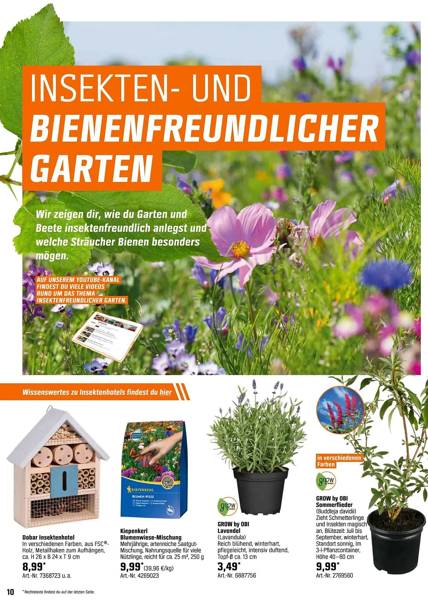 OBI Prospekt von 5. Mai bis 26. Mai 2025 - Prospekt seite 10