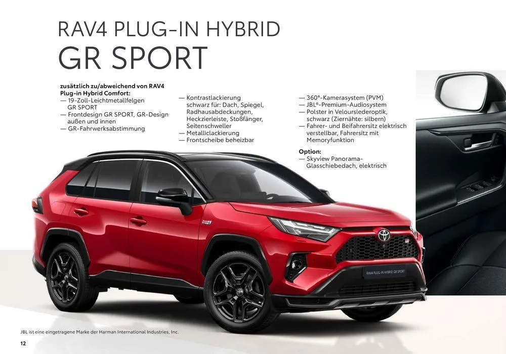 Toyota RAV4 Plug-in Hybrid von 1. Juli bis 1. Juli 2025 - Prospekt seite 12